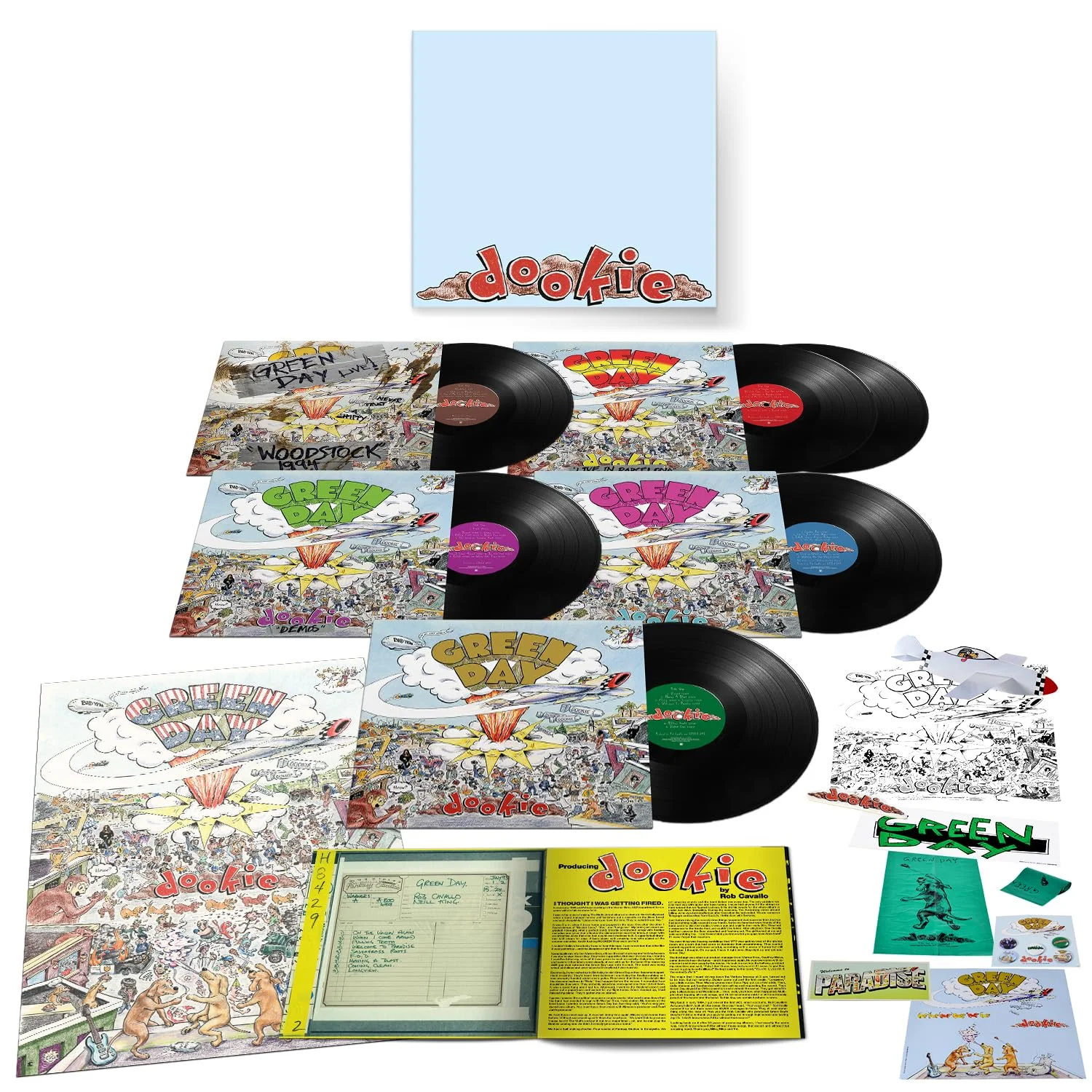 Vinyl Green Day - Dookie (30th Anniversary Edition) (Super Deluxe Edition) (Box Set)