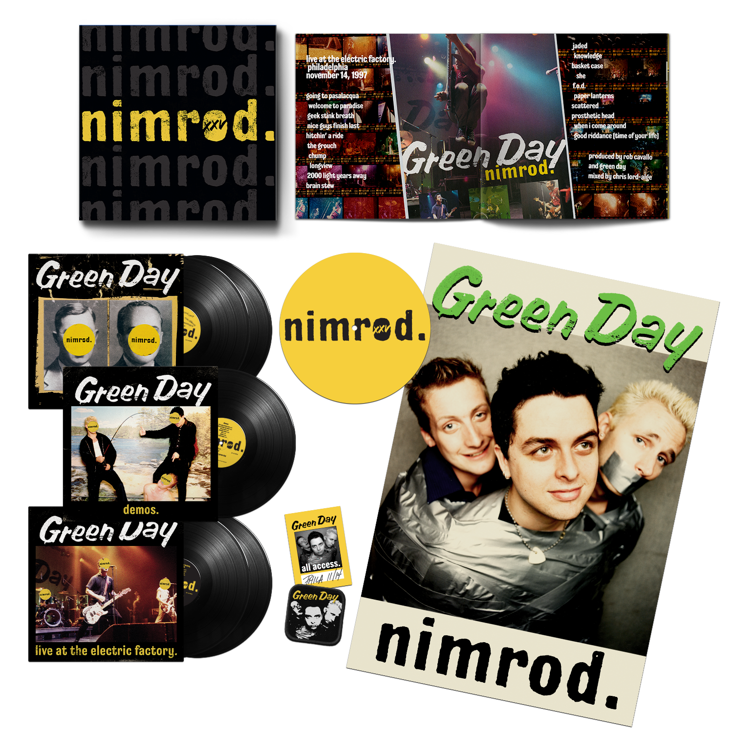 Vinyl Green Day - Nimrod (25th Anniversary Edition) (Box Set)
