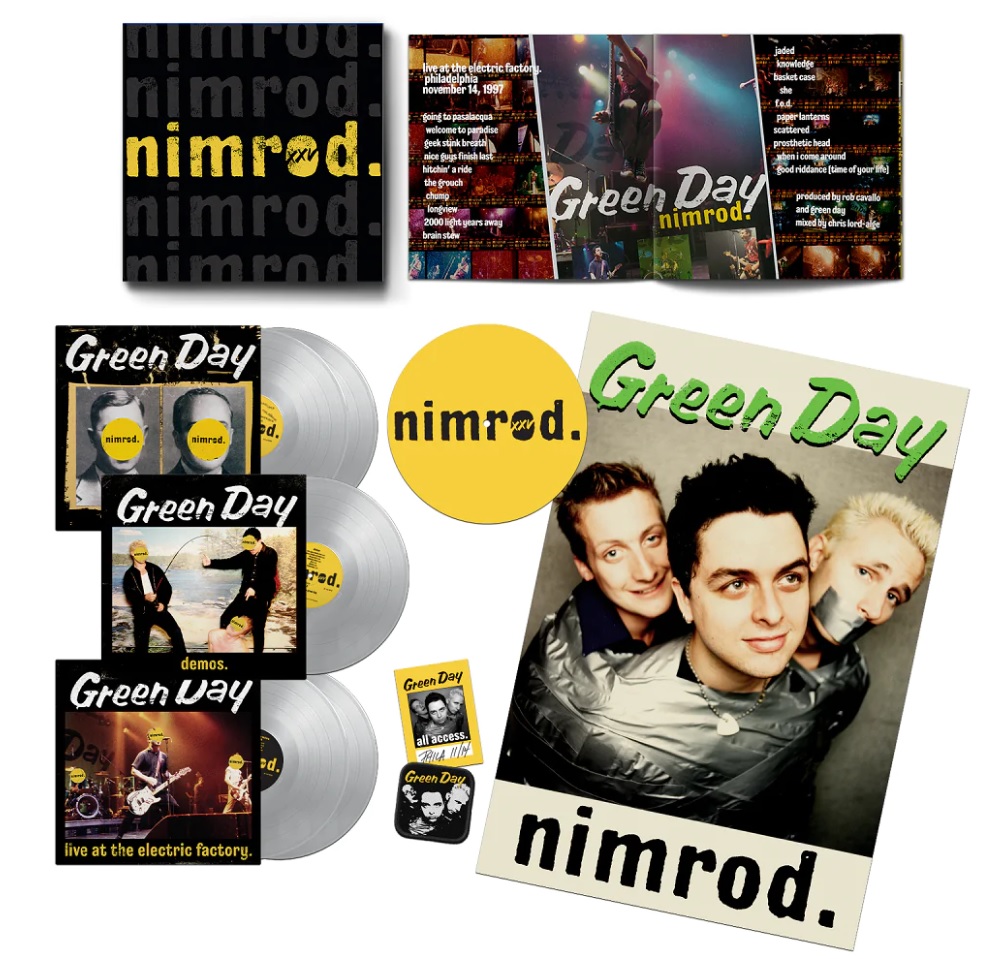 Vinyl Green Day - Nimrod (25th Anniversary Edition) (Clear Vinyl) (Box Set)