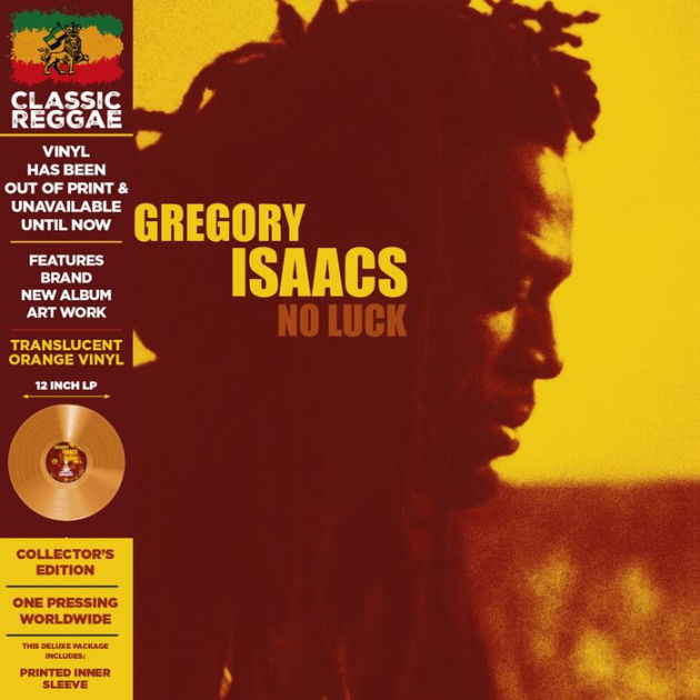 Vinyl Gregory Isaacs - No Luck (Transparent Orange Vinyl)
