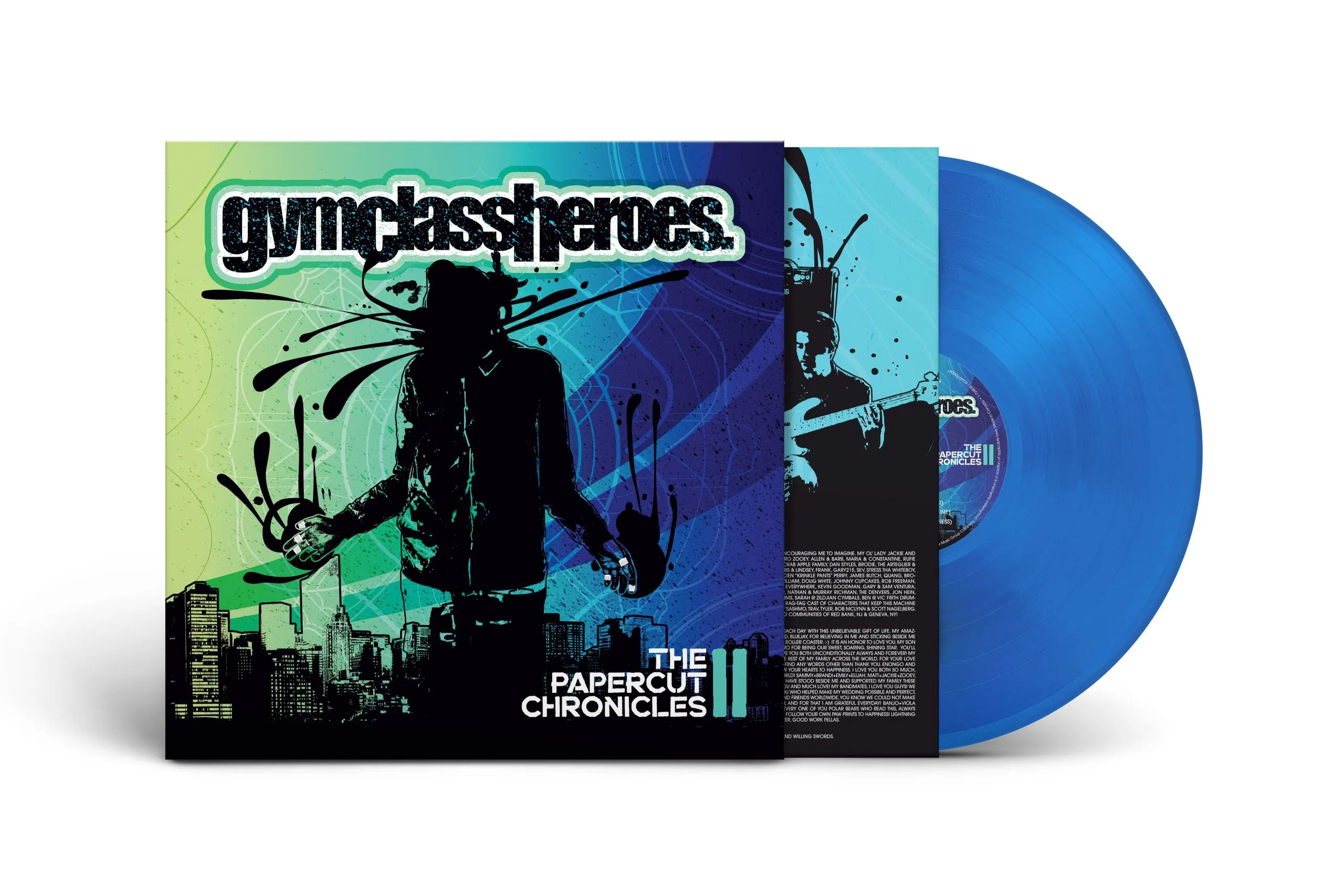 Vinyl Gym Class Heroes - Paper Cut Chronicles II (Blue Vinyl)