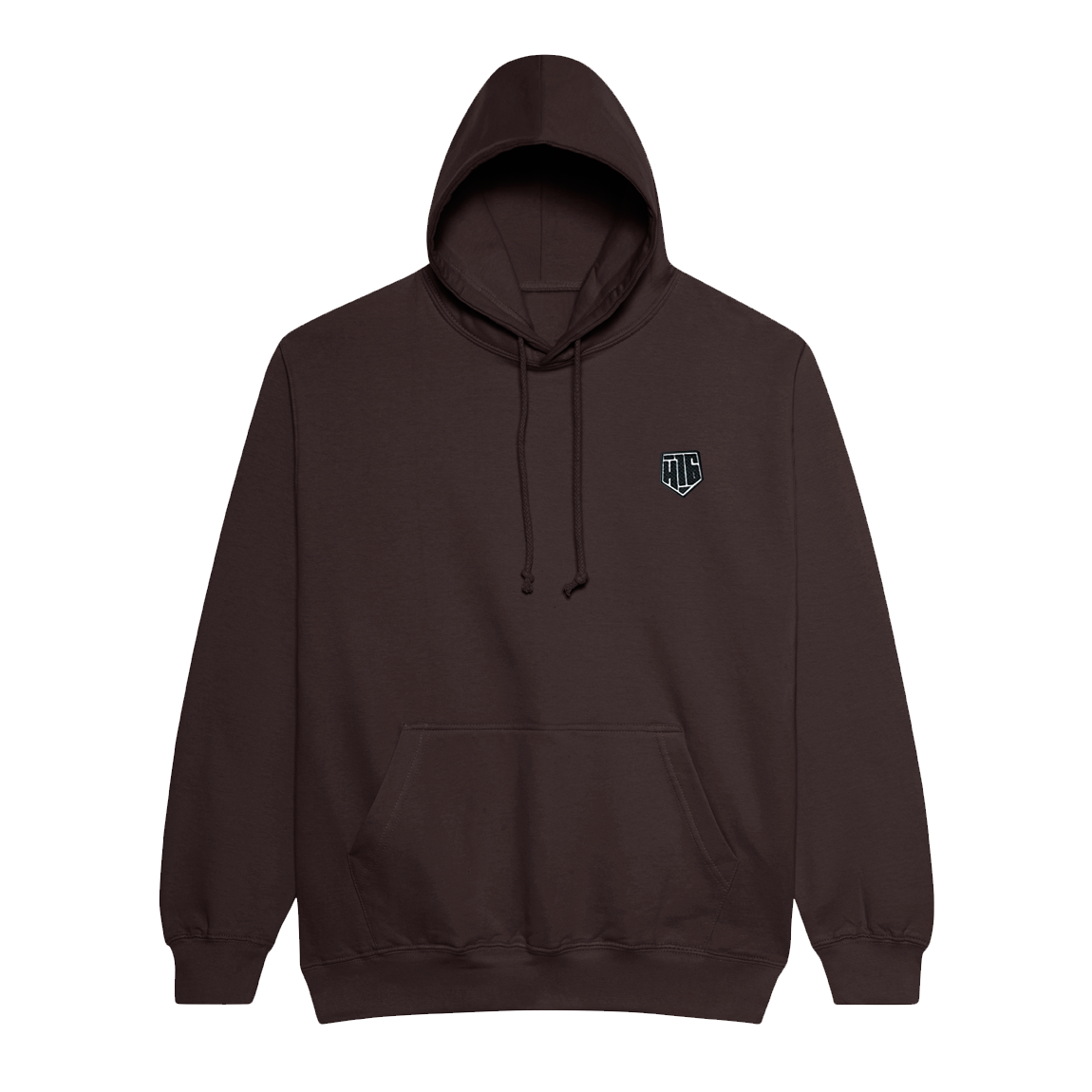 Mikina H16 - Logo Hoodie, Muž,Hnedá,L