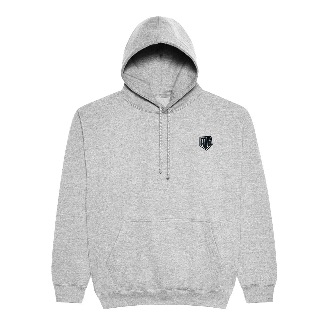 Mikina H16 - Logo Hoodie, Muž,Šedá,3XL