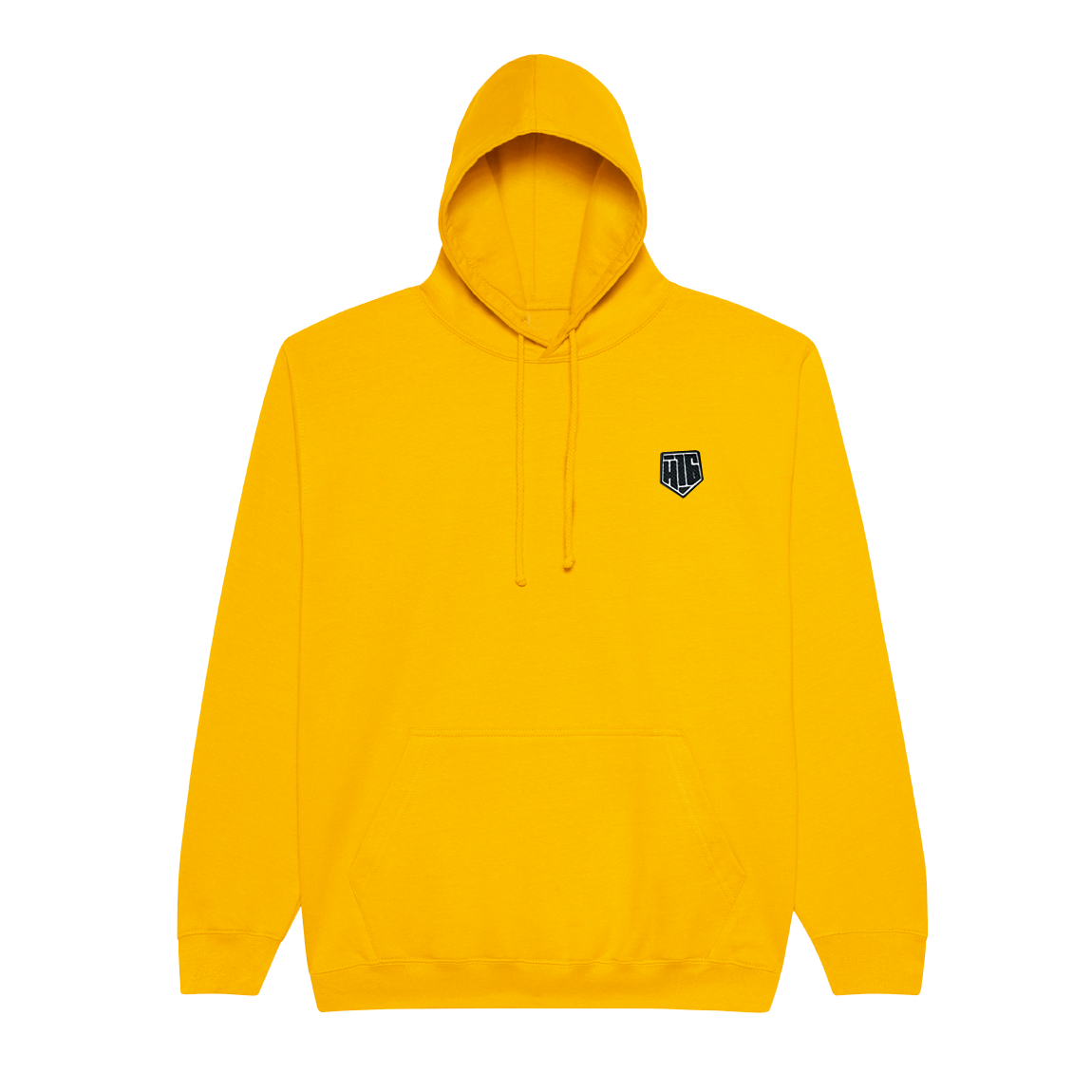 Mikina H16 - Logo Hoodie, Muž,Zlatá,3XL