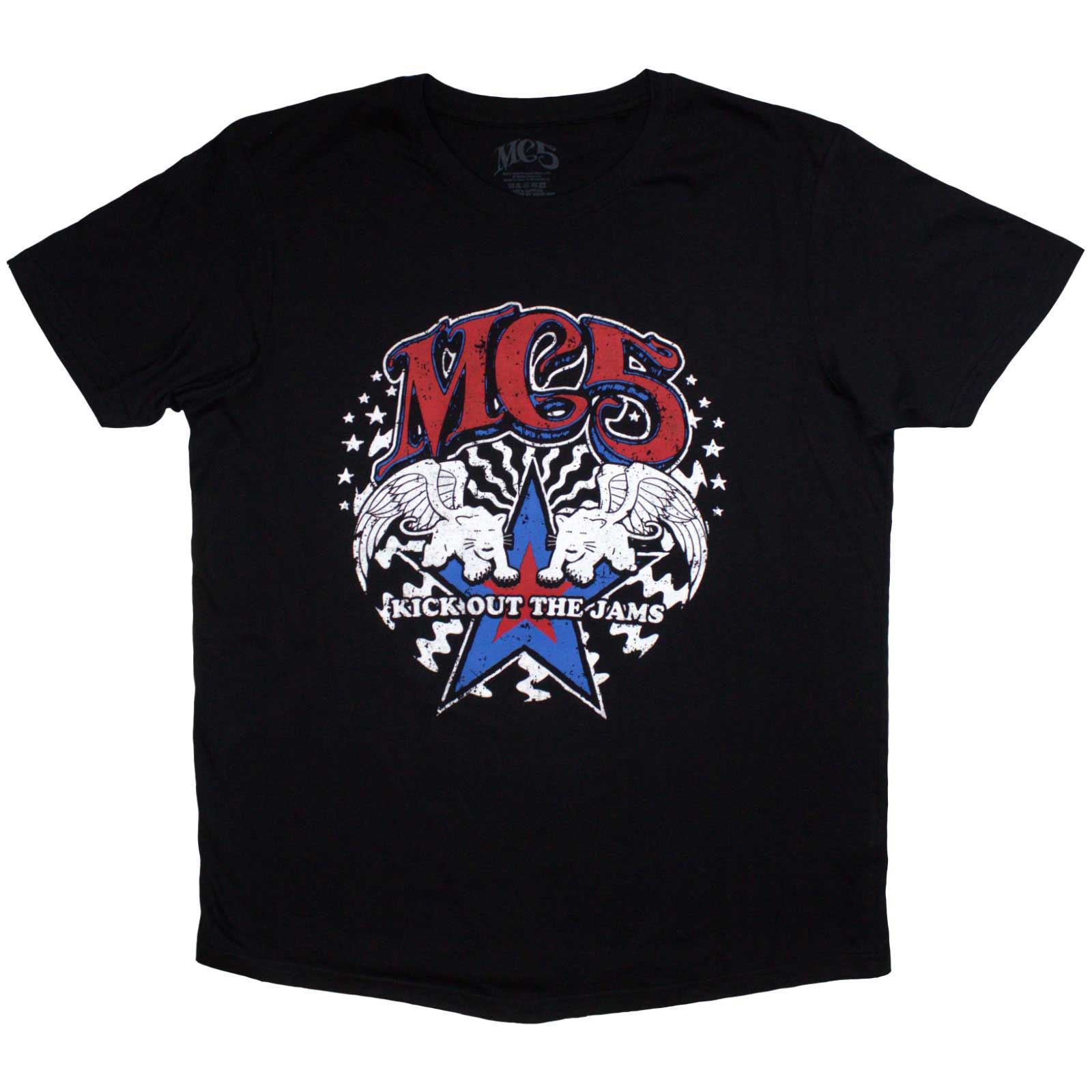 Tričko MC5 - Star, Unisex,Čierna,XXL