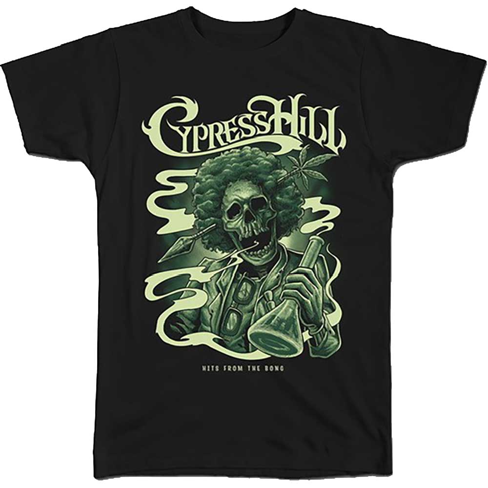 Tričko Cypress Hill - Skull Bong, Unisex,Čierna,XL