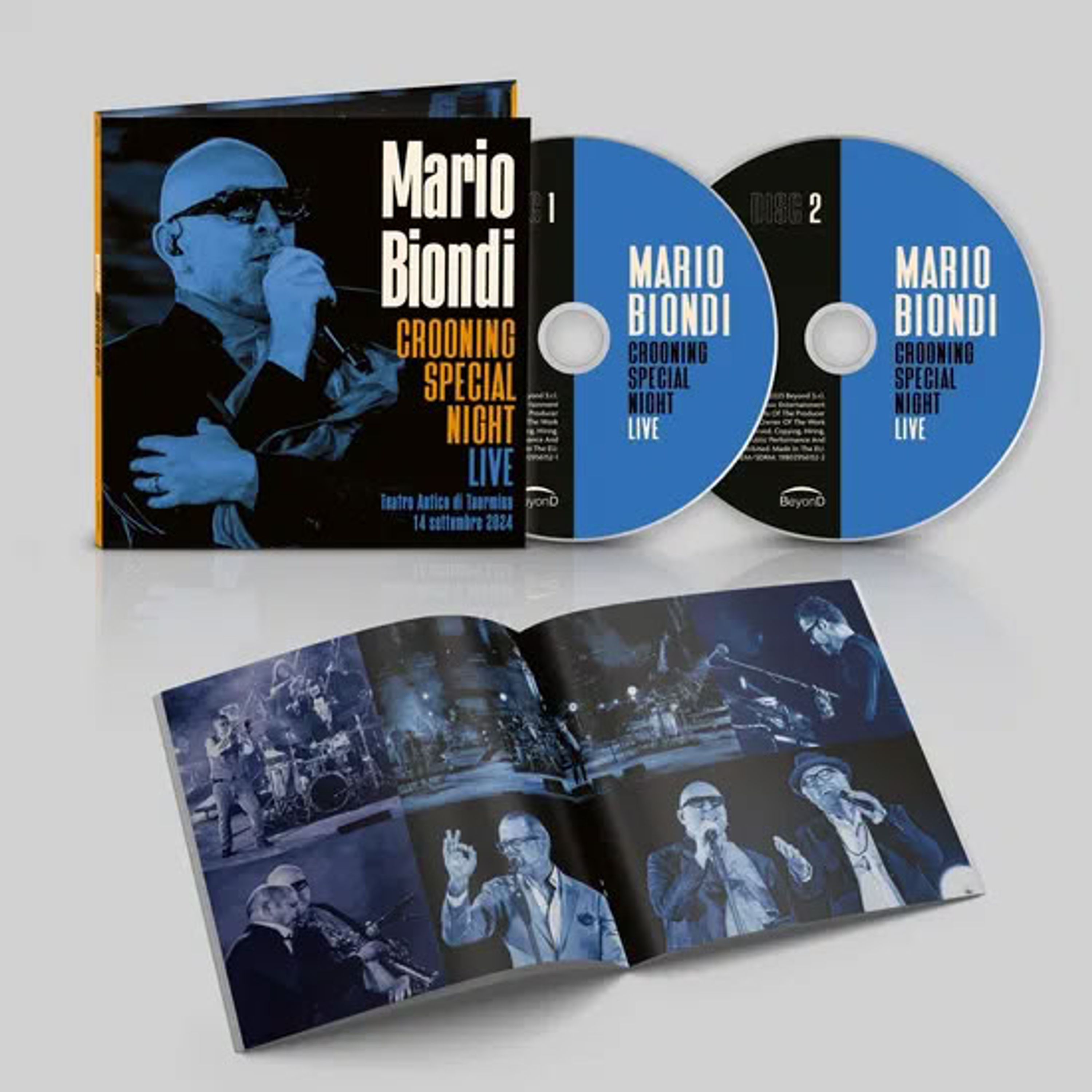 CD Mario Biondi - CROONING SPECIAL NIGHT LIVE - TEATRO ANTICO DI TAORMINA 2024
