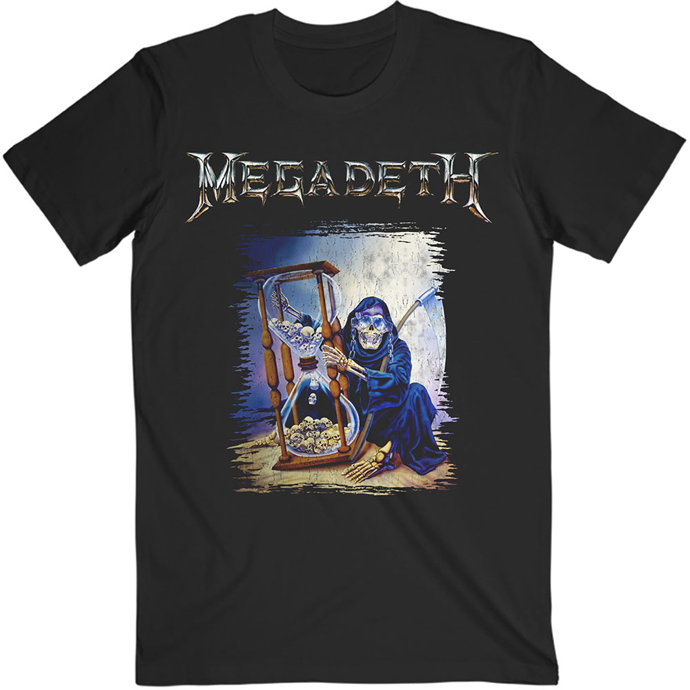 Tričko Megadeth - Countdown Hourglass, Unisex,Čierna,XXL