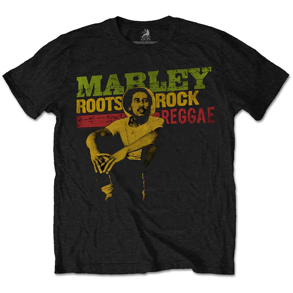 Tričko Bob Marley - Roots, Rock, Reggae, Unisex,Čierna,XXL