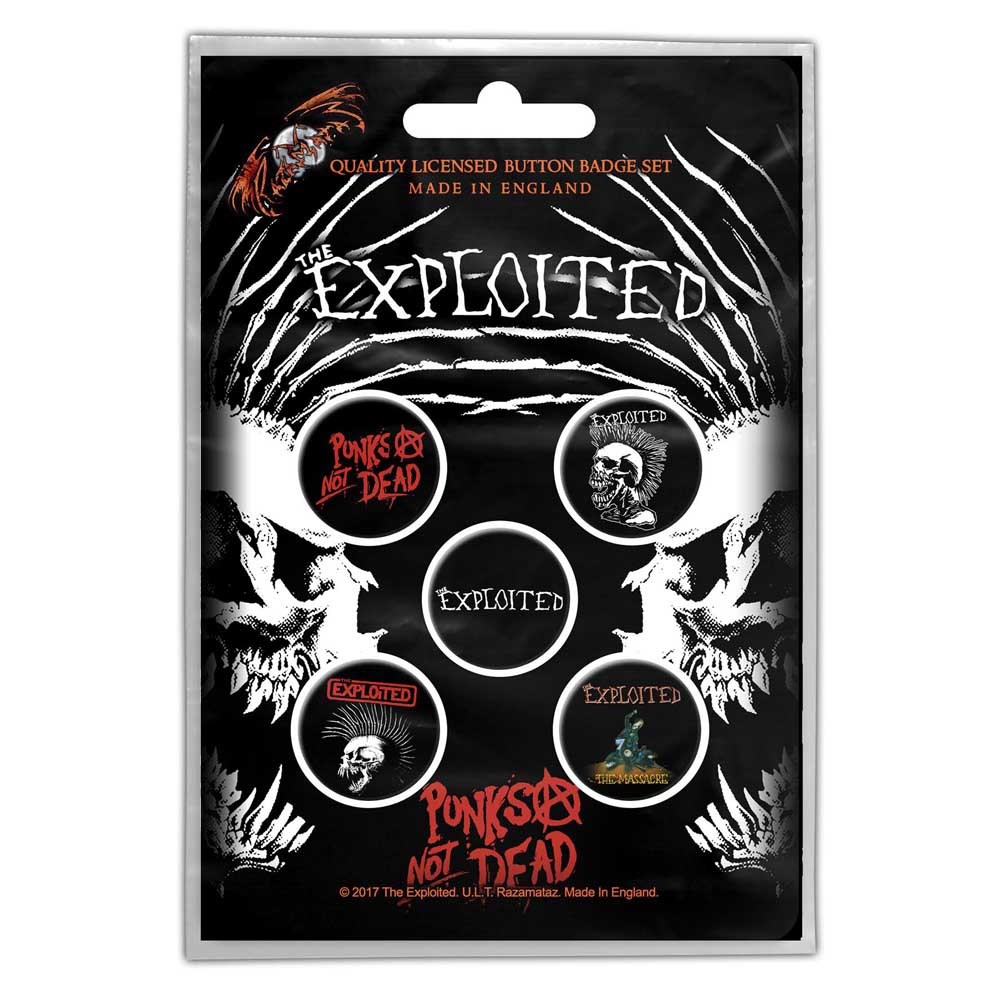Odznak The Exploited - Punks Not Dead