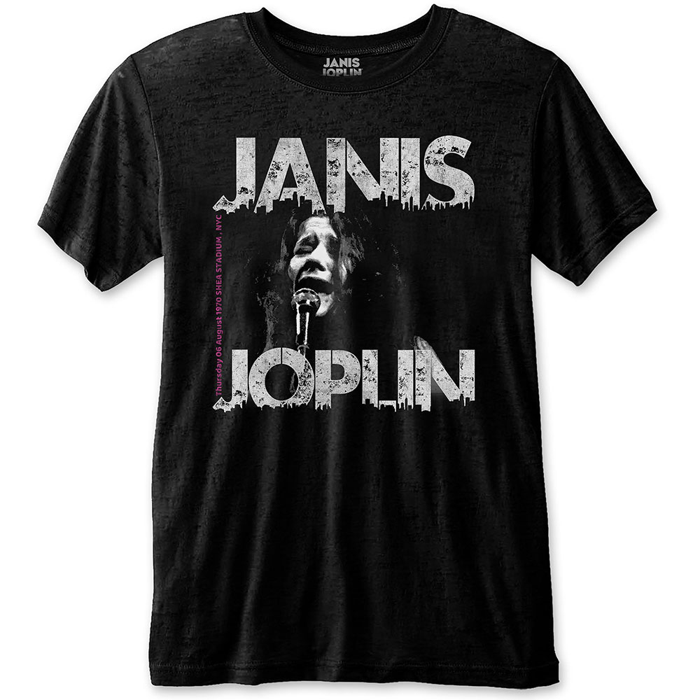 Tričko Janis Joplin - Shea '70, Unisex,Čierna,S