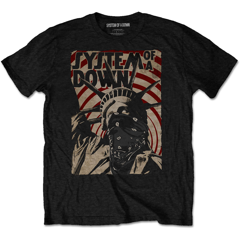 Tričko System of a Down - Liberty Bandit, Unisex,Čierna,XXL