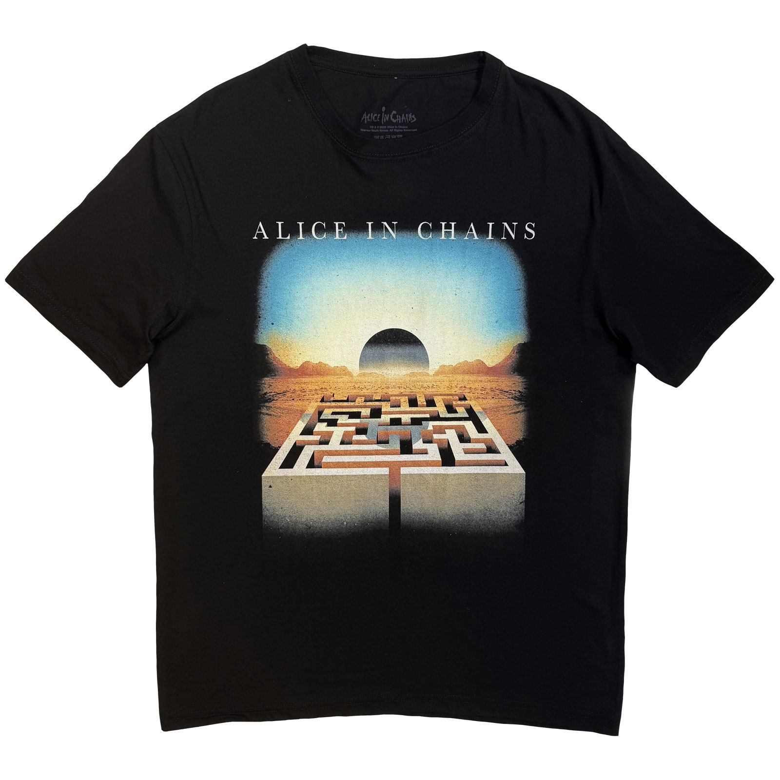 Tričko Alice In Chains - Maze Scape, Unisex,Čierna,XXL