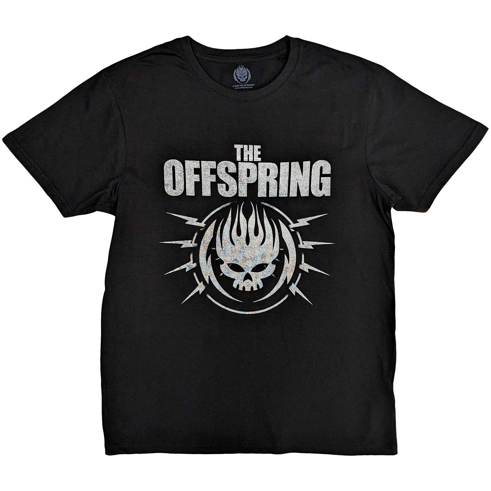 Tričko The Offspring - Bolt Logo, Unisex,Čierna,XXL