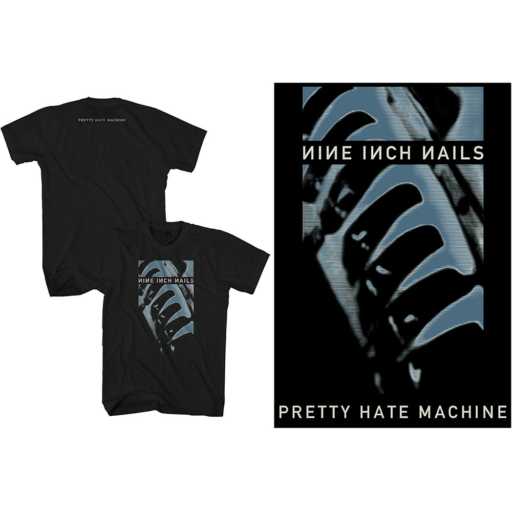 Tričko Nine Inch Nails - Pretty Hate Machine, Unisex,Čierna,M