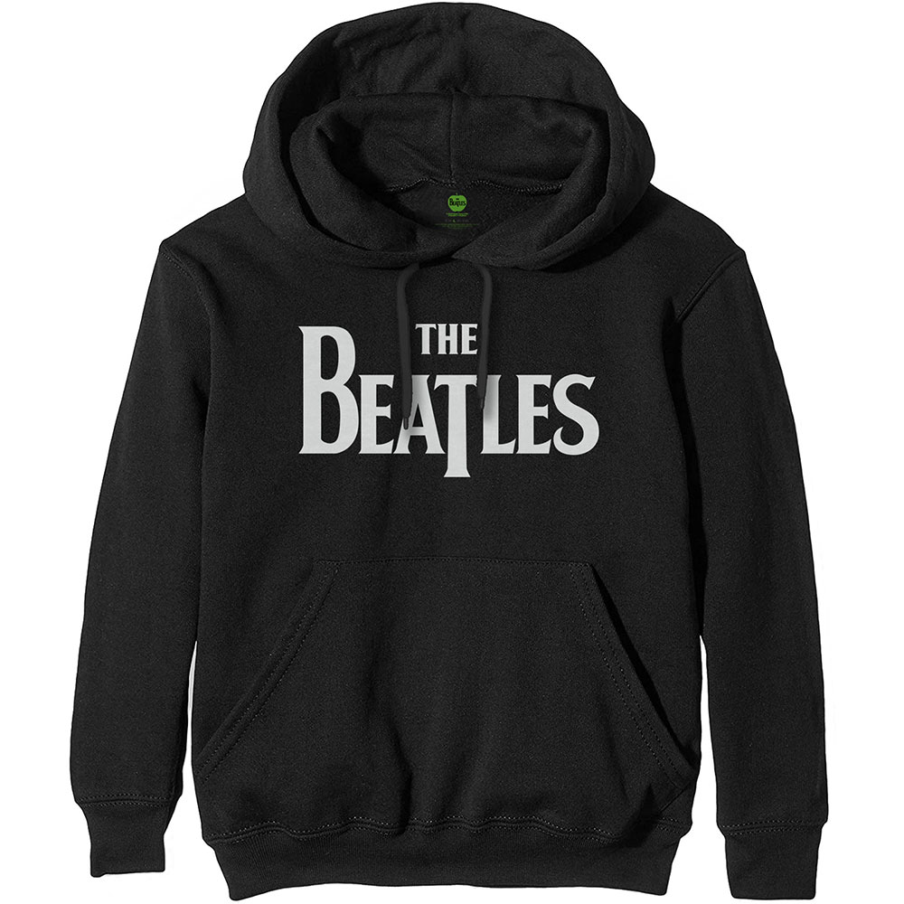 Mikina The Beatles - Drop T Logo, Unisex,Čierna,XXL