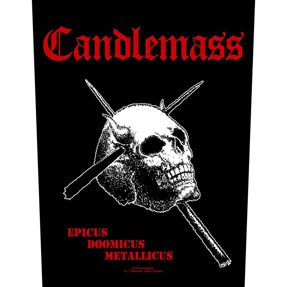 Nažehlovačka Candlemass - Epicus Doomicus Metallicus