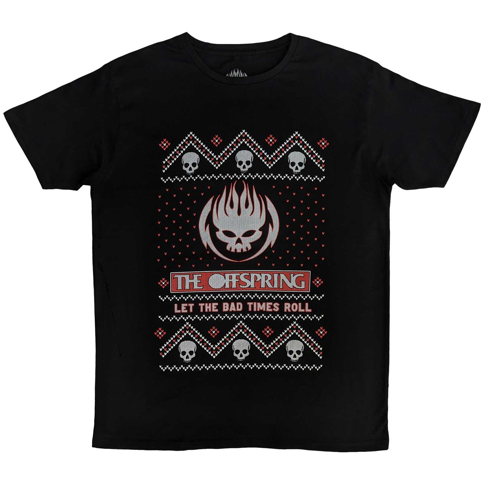 Tričko The Offspring - Christmas Bad Times, Unisex,Čierna,XXL