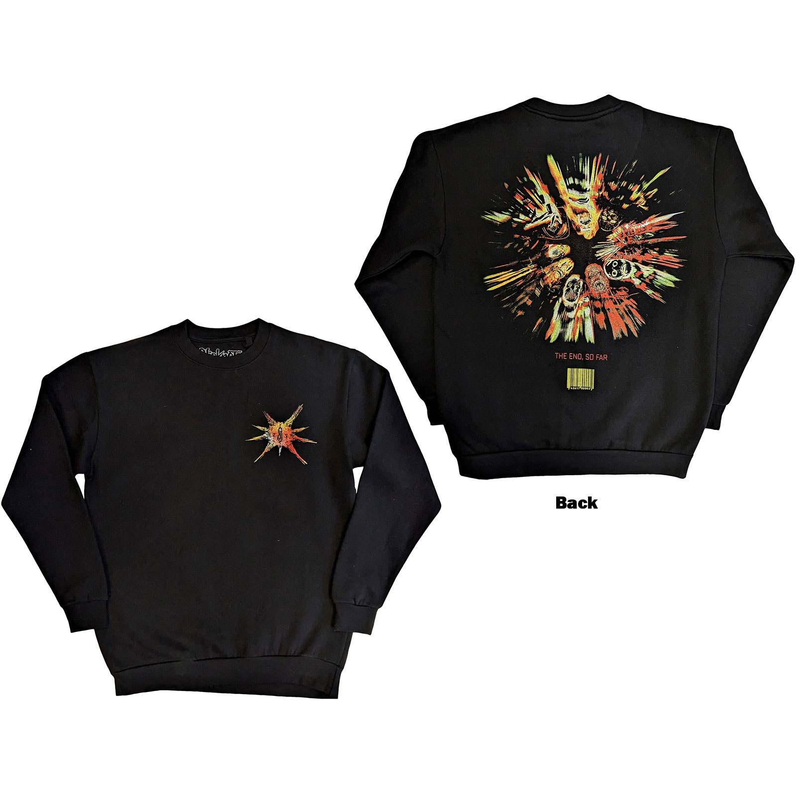 Crewneck Slipknot - The End, So Far Band Figures, Unisex,Čierna,XXL