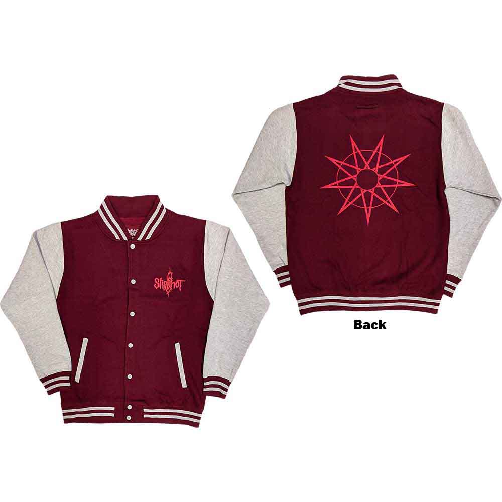 Varsity Slipknot - 9 Point Star, Unisex,Červená,S