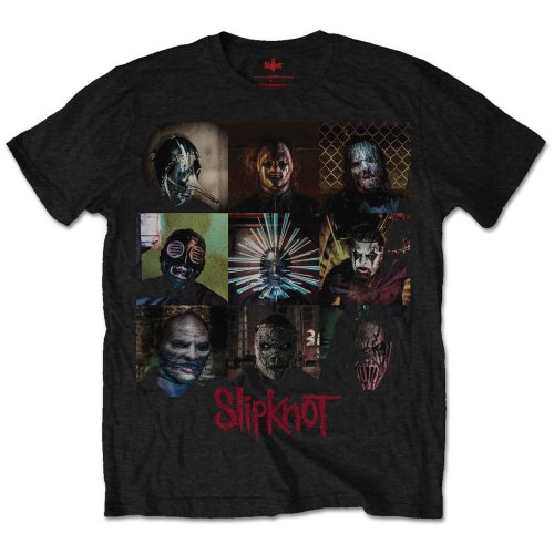 Tričko Slipknot - Blocks, Unisex,Čierna,XXL