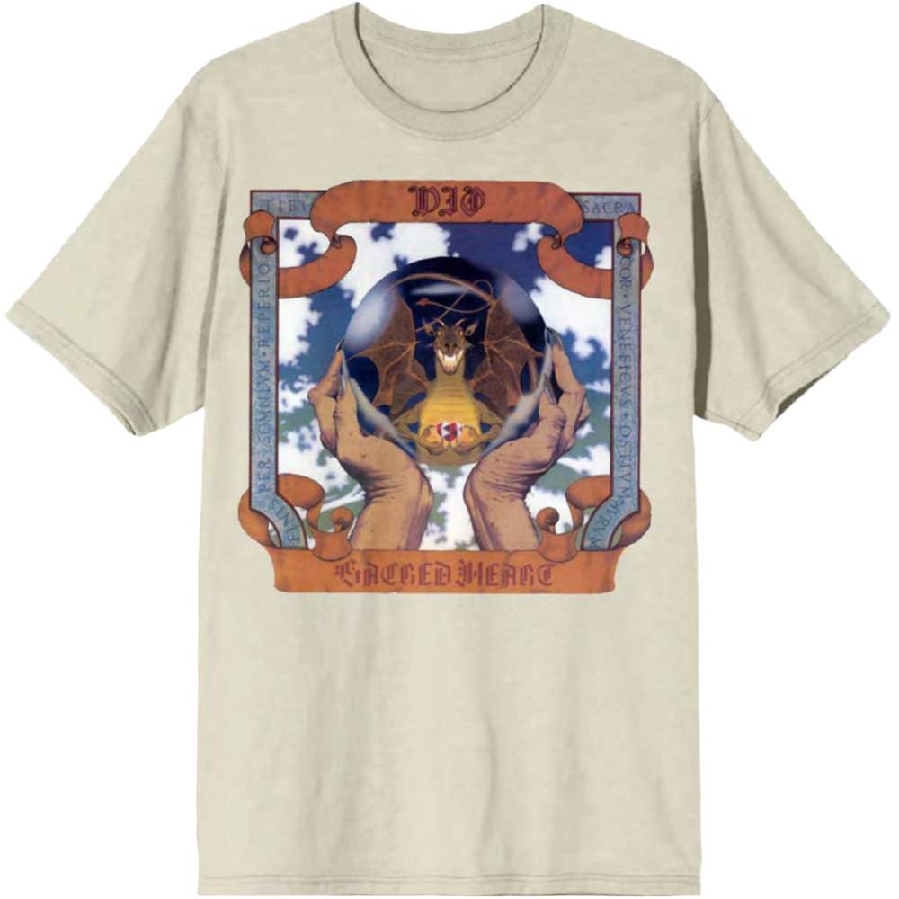 Tričko Dio - Sacred Heart, Unisex,Natural,XXL