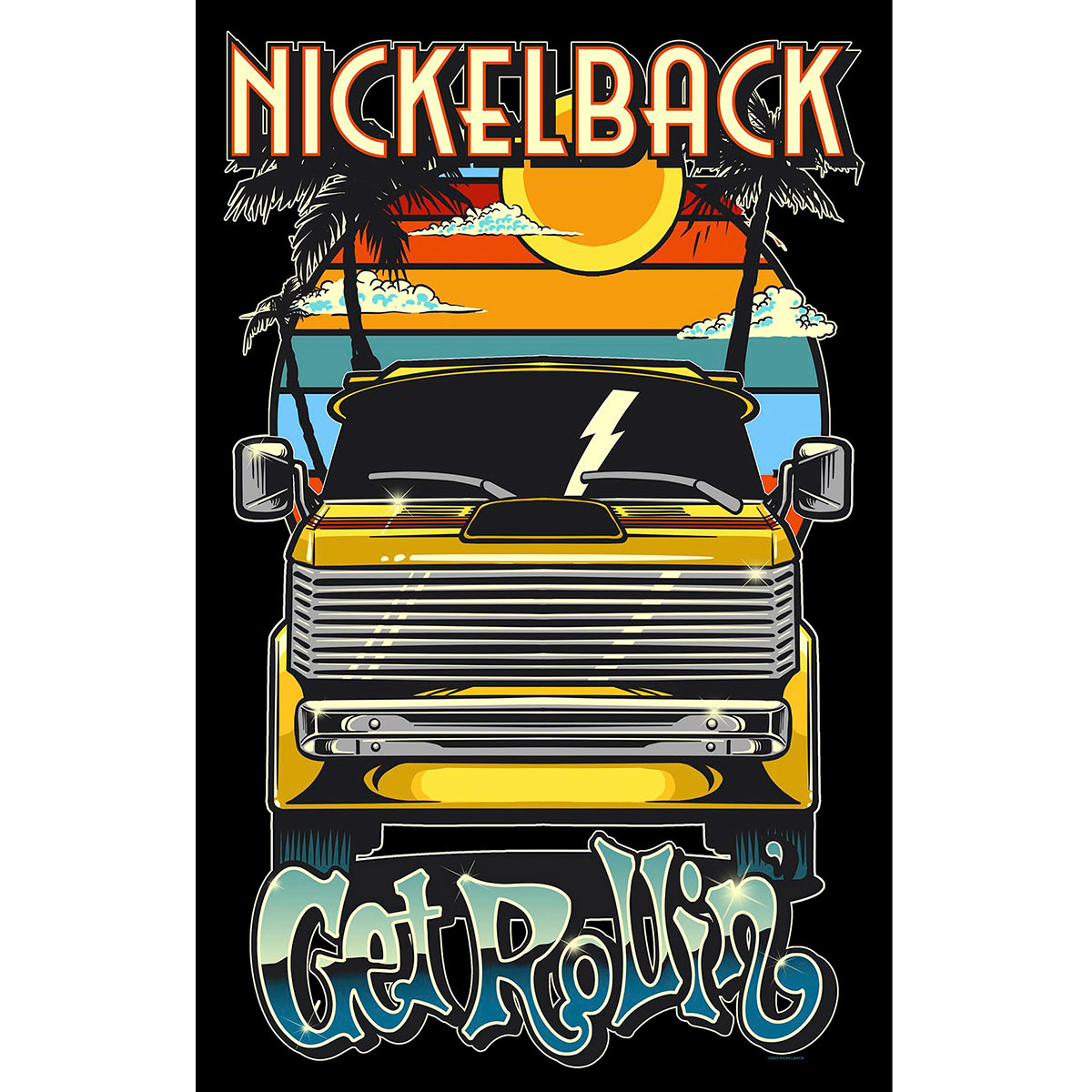 Plagát Nickelback - Get Rollin'
