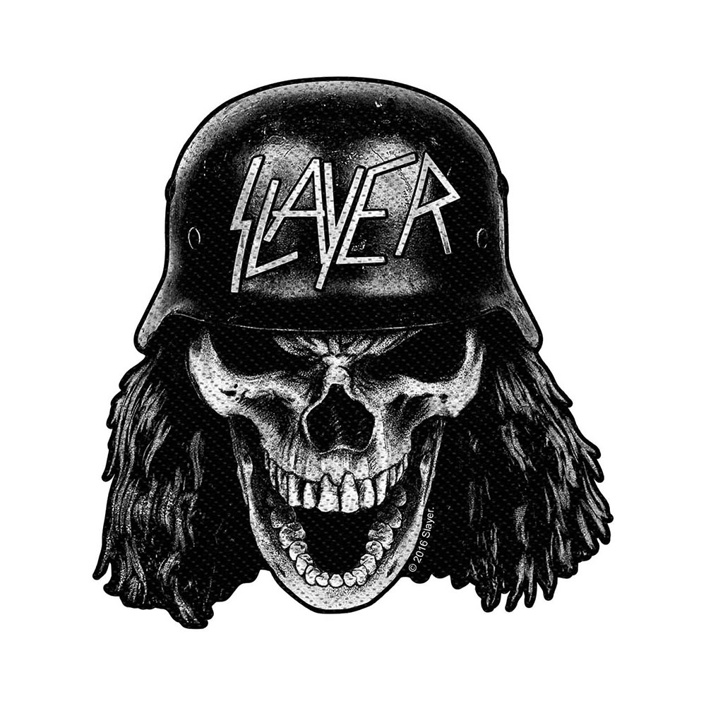 Nažehlovačka Slayer - Wehrmacht Skull Cut Out