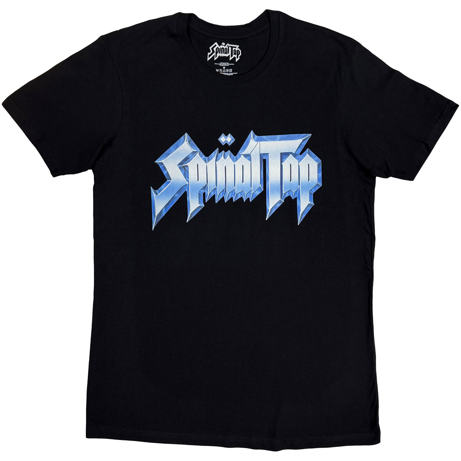 Tričko Spinal Tap - Metallic Logo, Unisex,Čierna,S