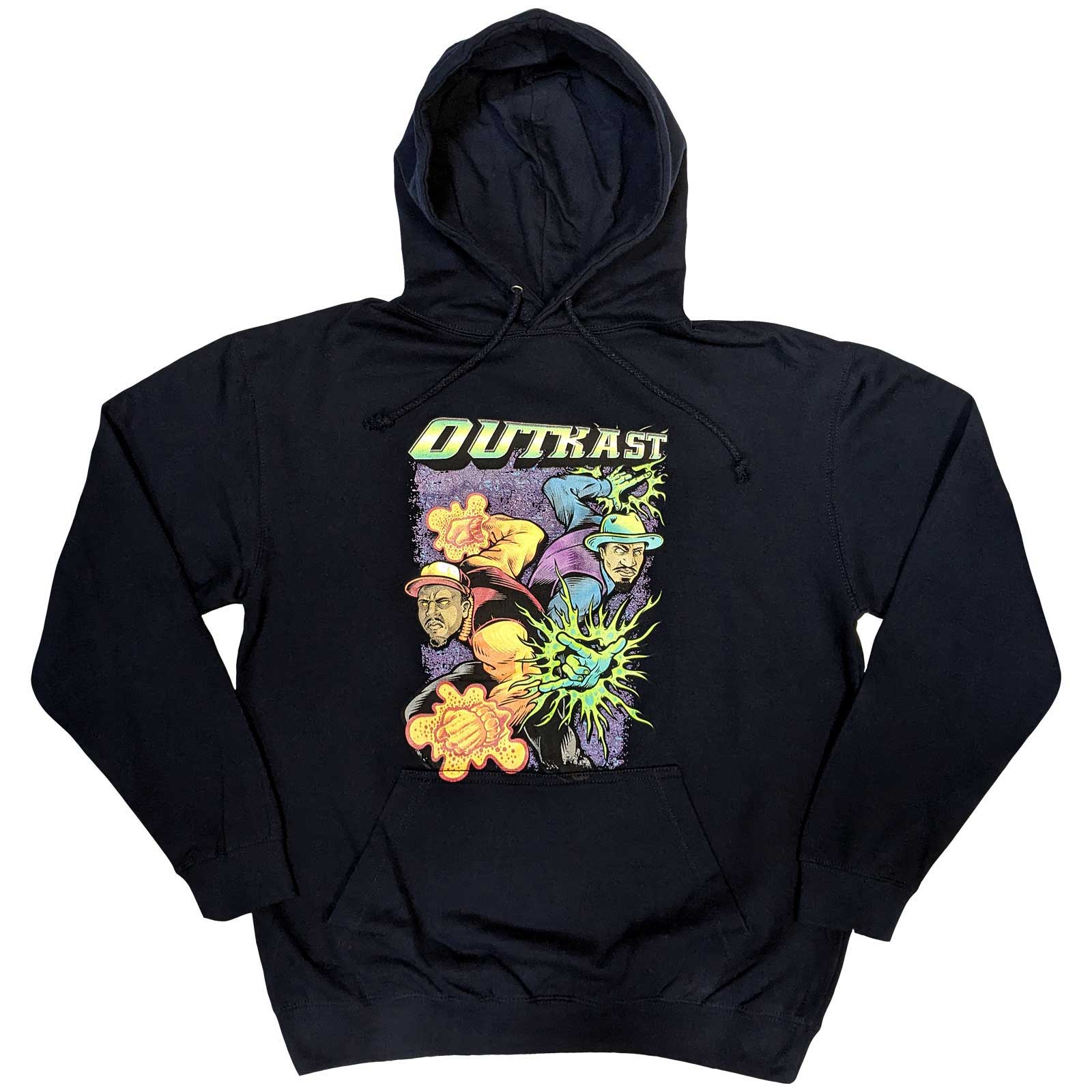 Mikina Outkast - Superheroes, Unisex,Modrá,XXL