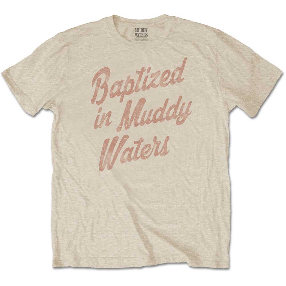 Tričko Muddy Waters - Baptized, Unisex,Natural,L