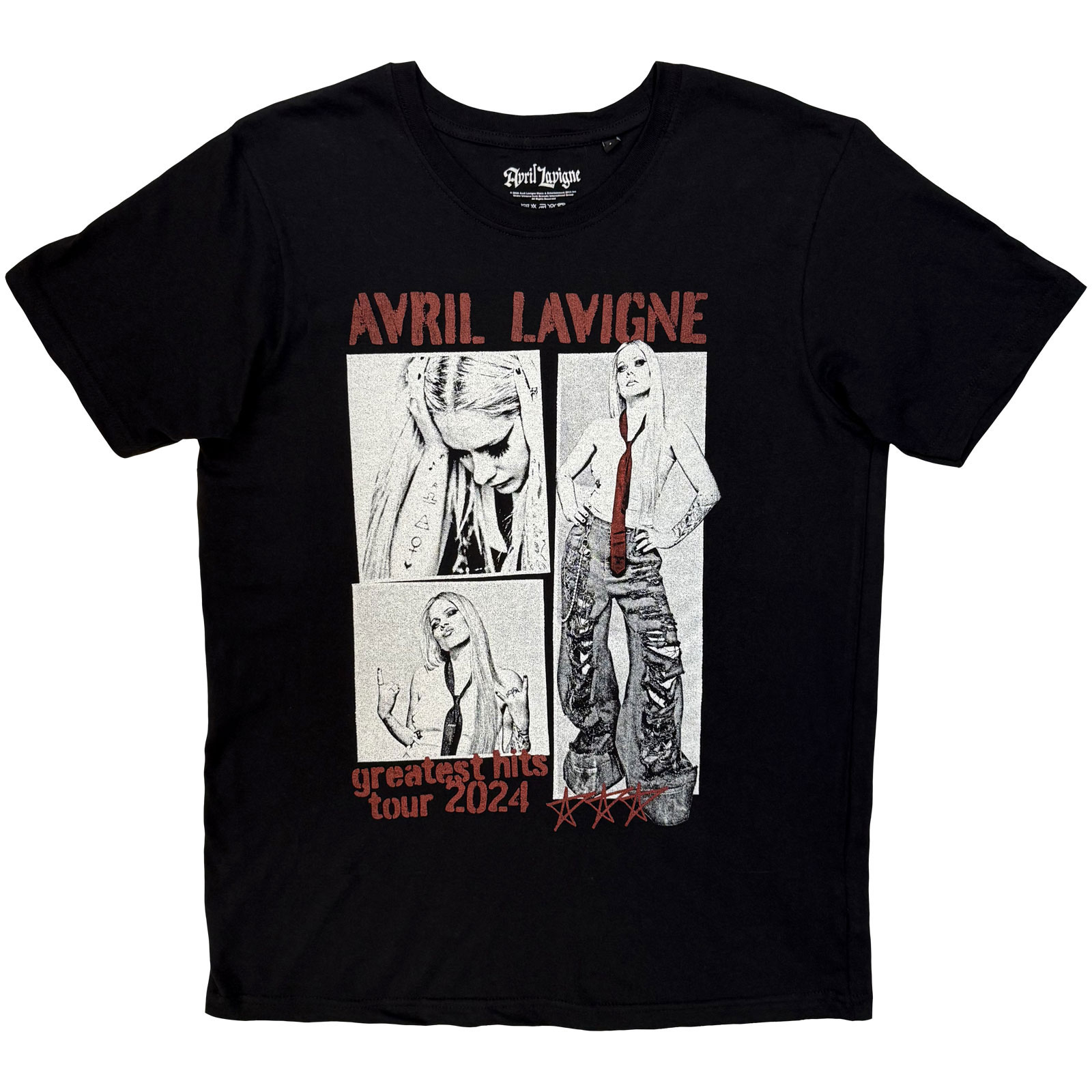 Tričko Avril Lavigne - Greatest Hits, Unisex,Čierna,M