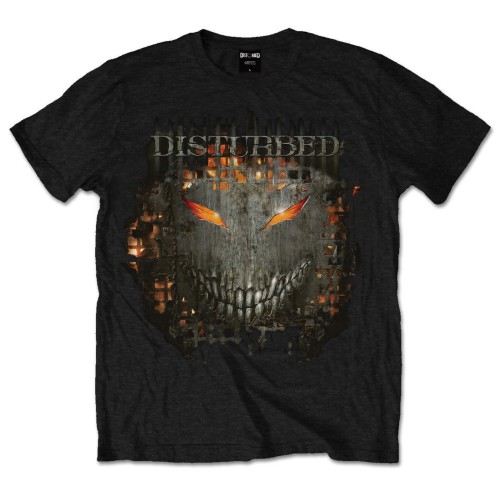 Tričko DISTURBED - Fire Behind, Unisex,Čierna,XXL