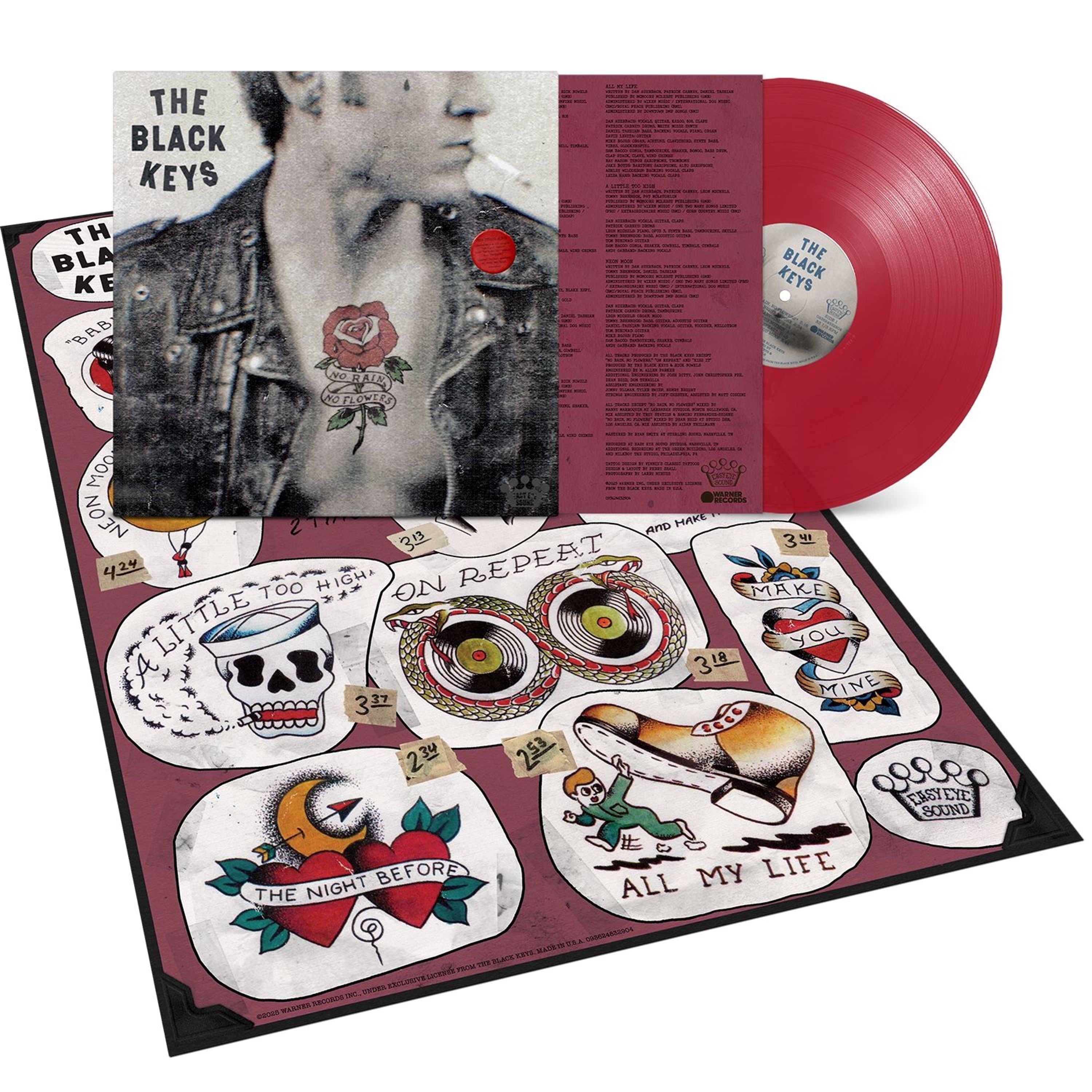 Vinyl The Black Keys - NO RAIN, NO FLOWERS (LIMITED RED VINYL, INDIE)