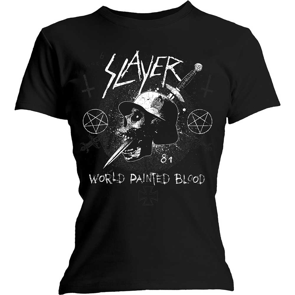 Tričko Slayer - Dagger Skull, Žena,Čierna,XL