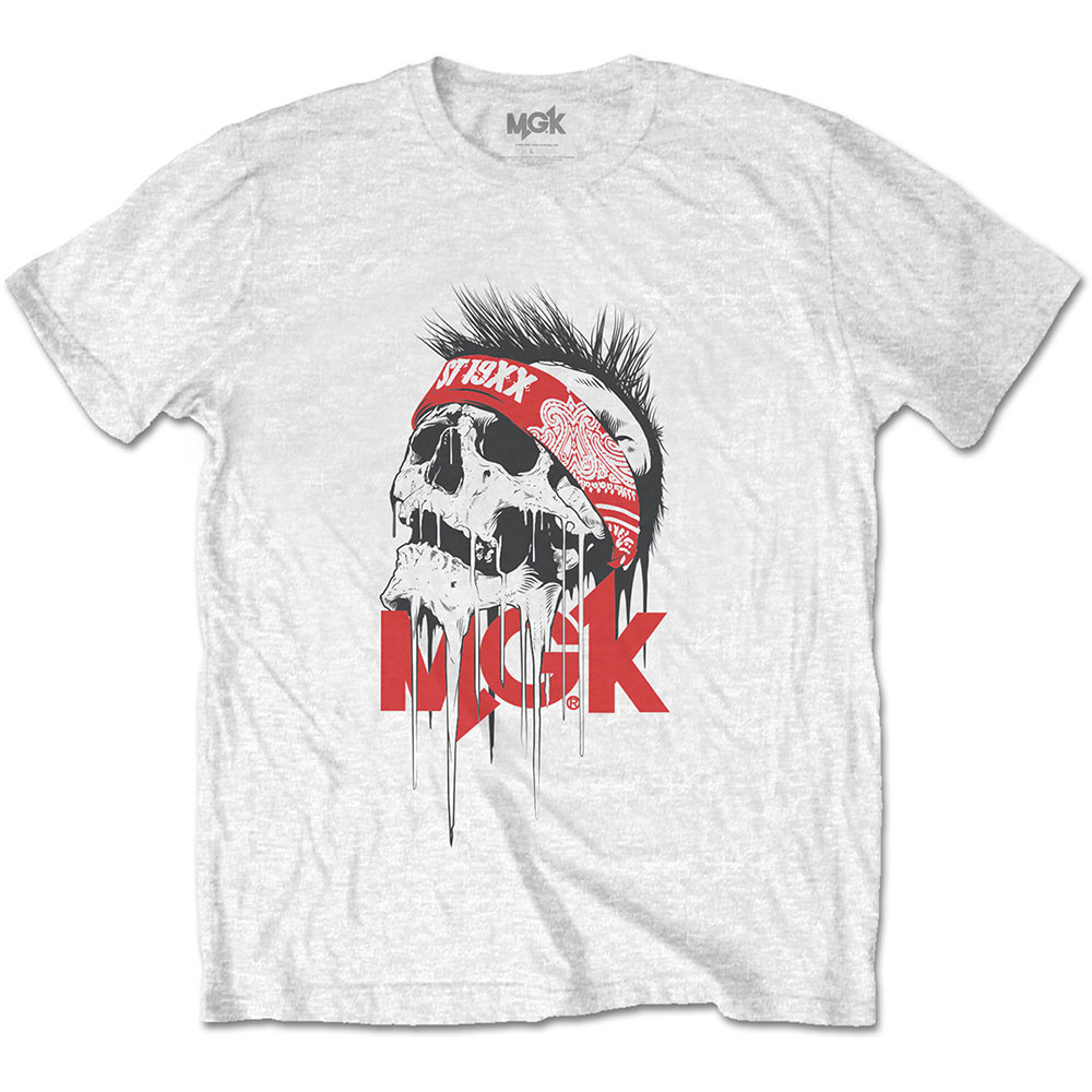 Tričko Machine Gun Kelly - Invincible, Unisex,Biela,XXL