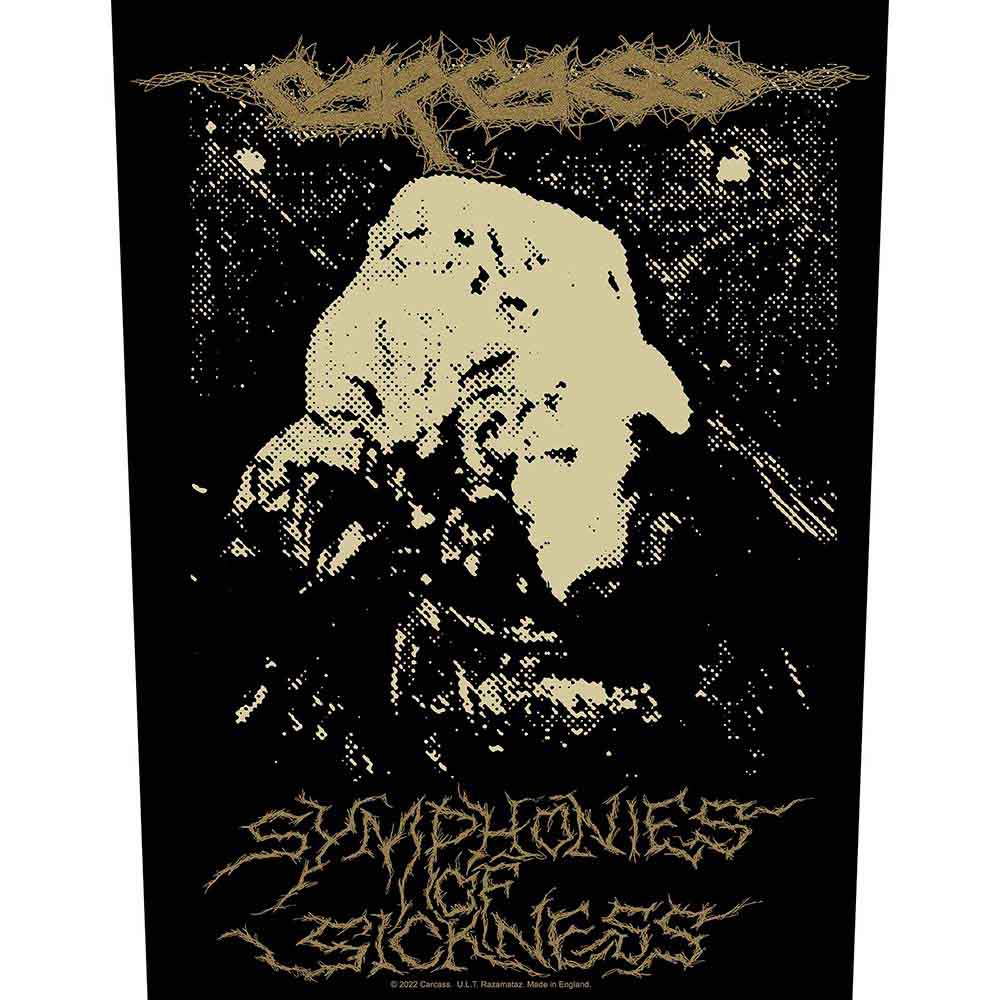 Nažehlovačka Carcass - Symphonies Of Sickness