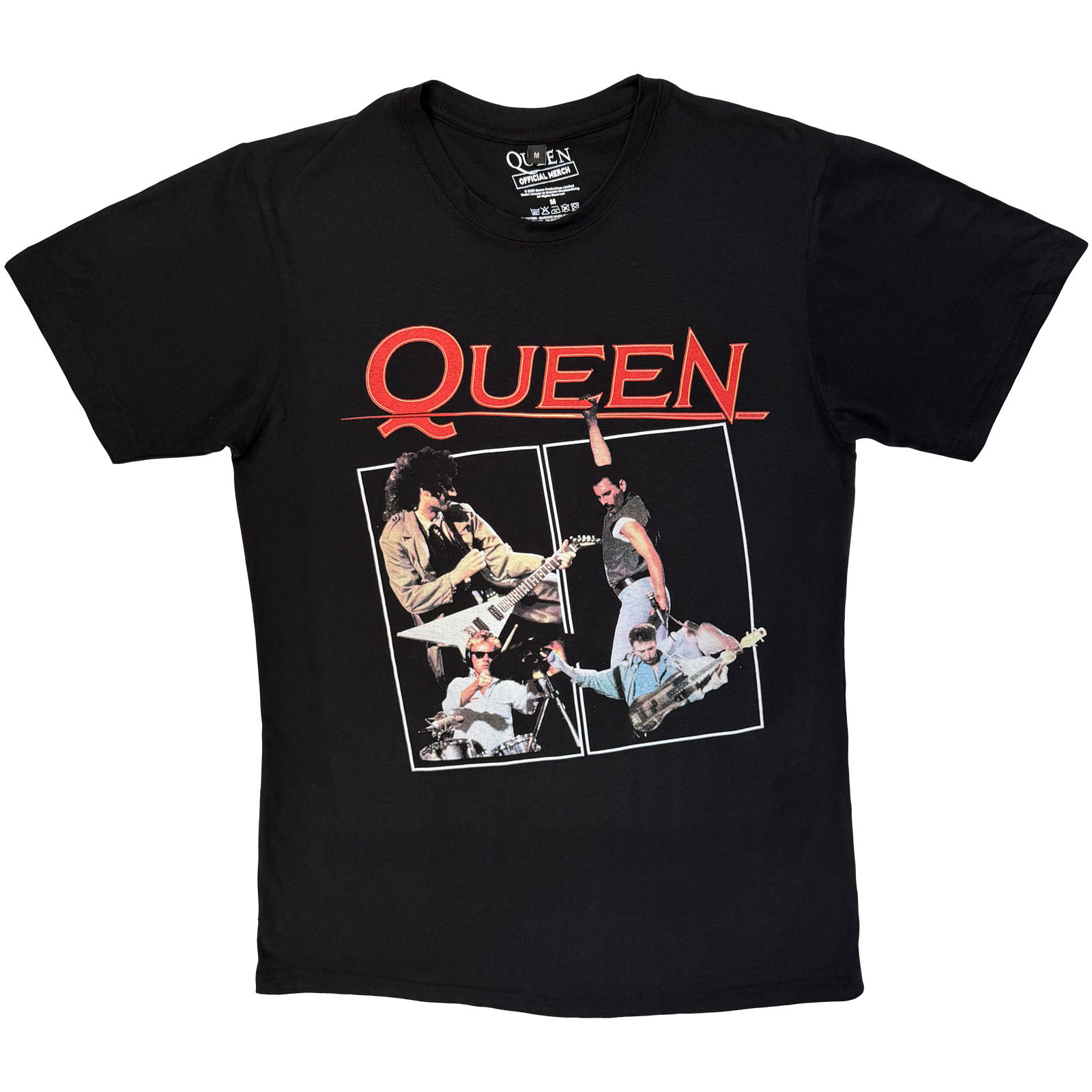 Tričko Queen - Poster, Unisex,Čierna,XXL