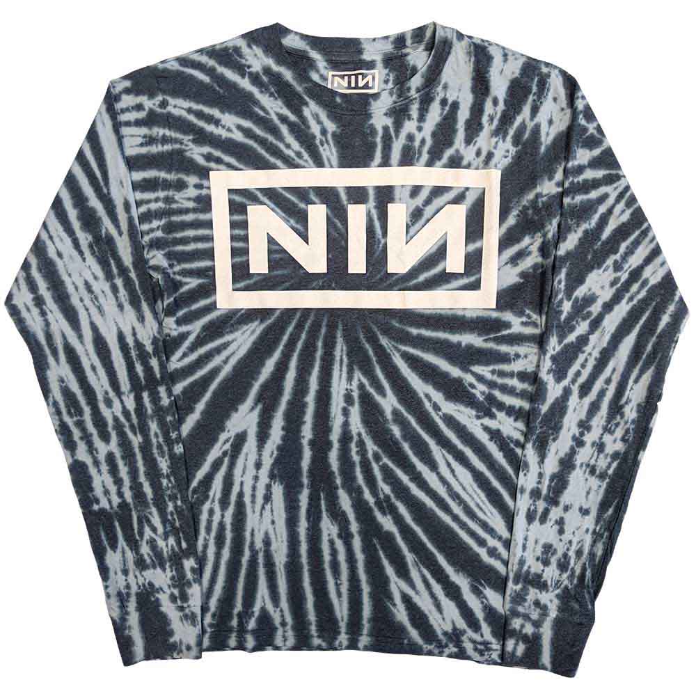 Tričko s dlhým rukávom Nine Inch Nails - Logo, Unisex,Modrá,XXL
