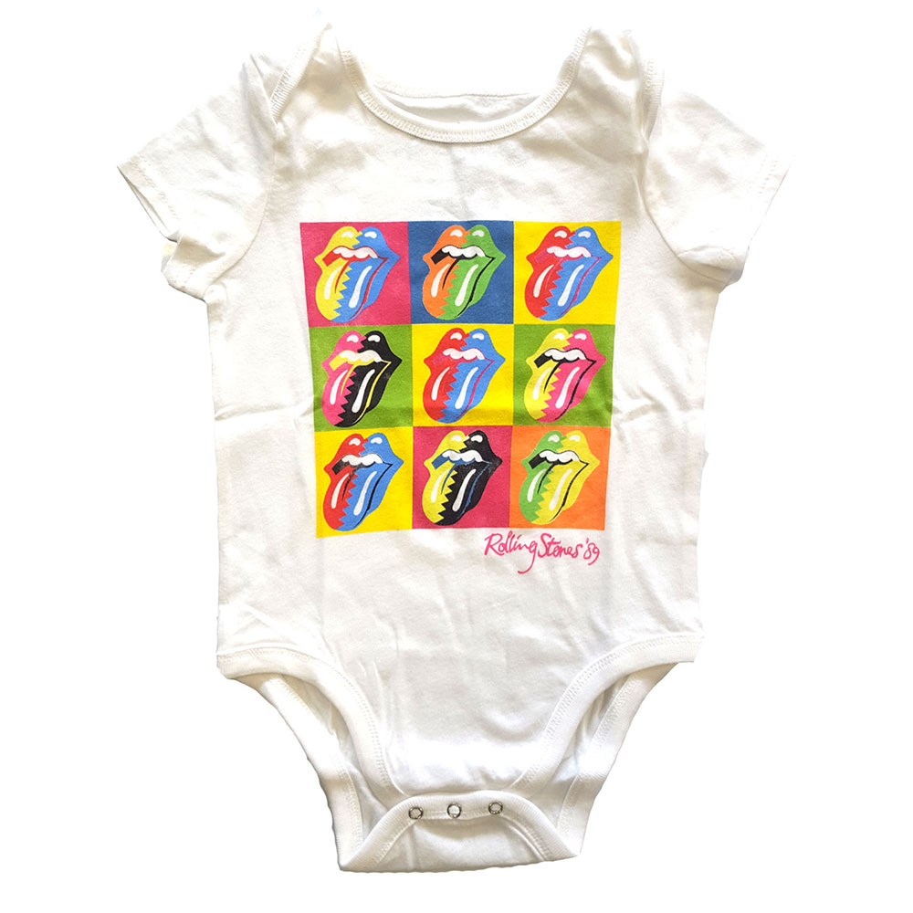 Body The Rolling Stones - Two-Tone Tongues, Dieťa,Biela,18 - 24 mes.