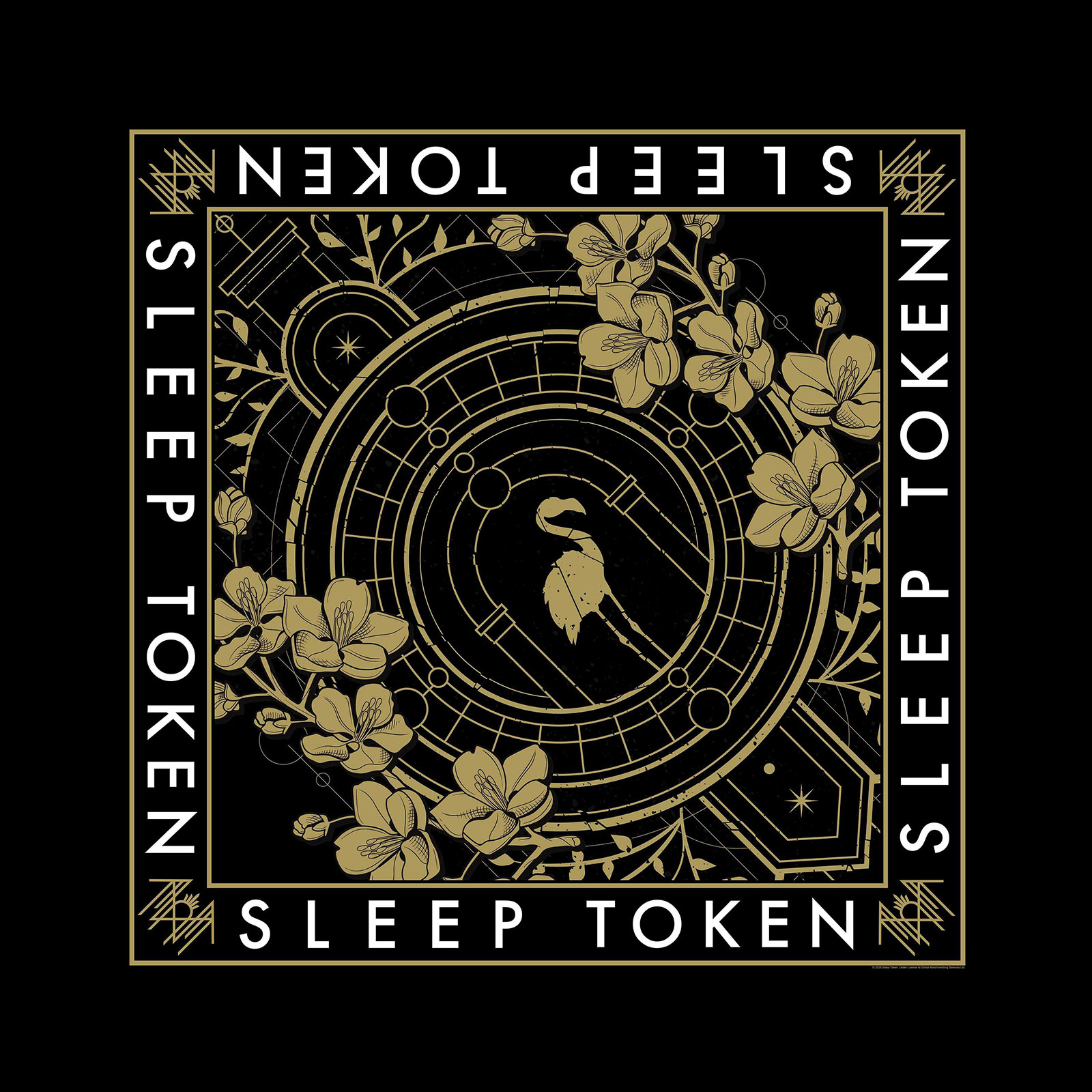 Šatka Sleep Token - Even In Arcadia Crest, Unisex,Čierna,Univerzálna