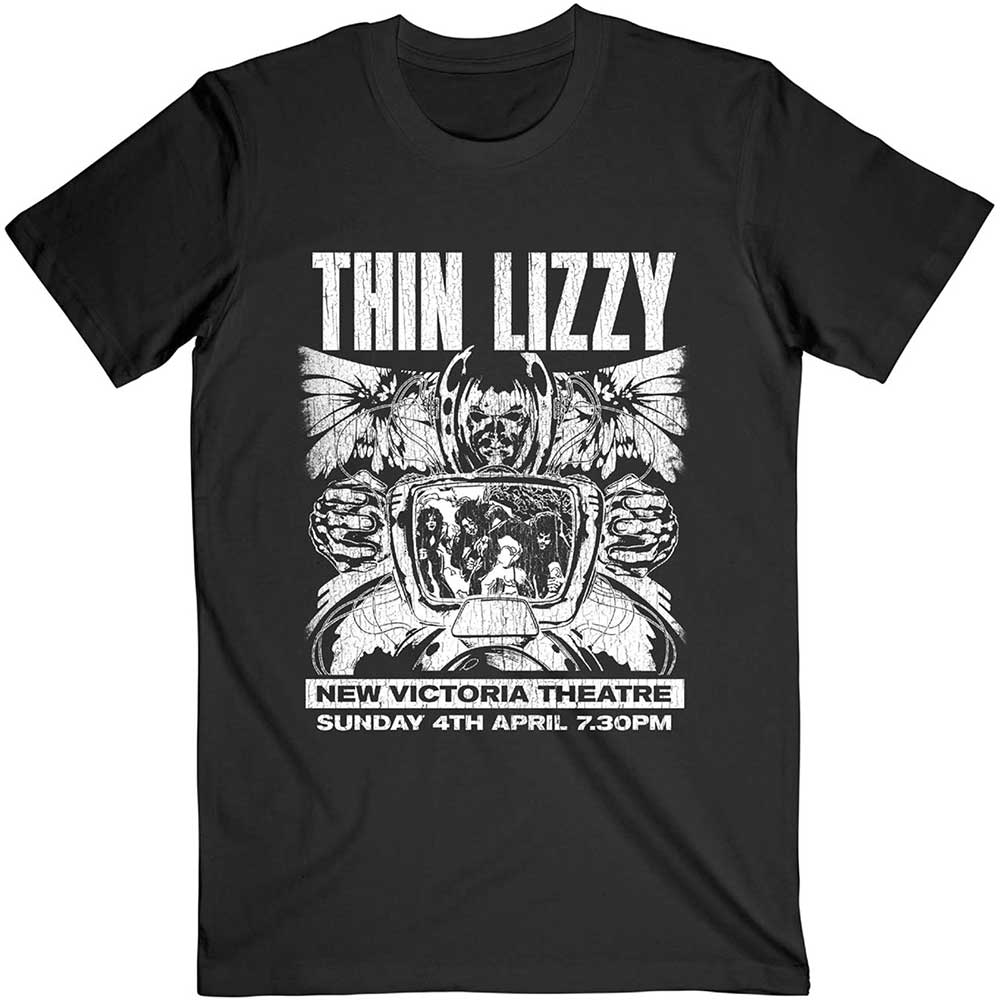 Tričko THIN LIZZY - Jailbreak Flyer, Unisex,Čierna,XXL