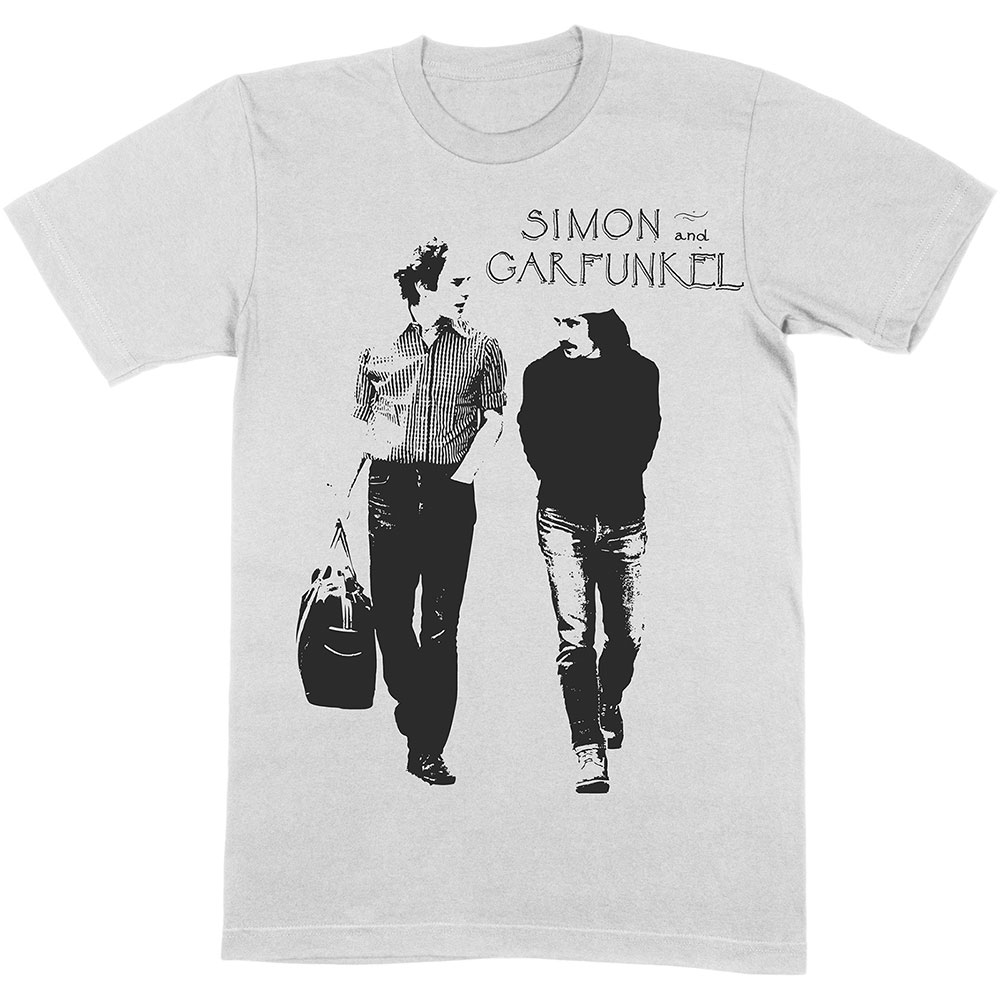 Tričko Simon & Garfunkel - Walking, Unisex,Natural,XXL