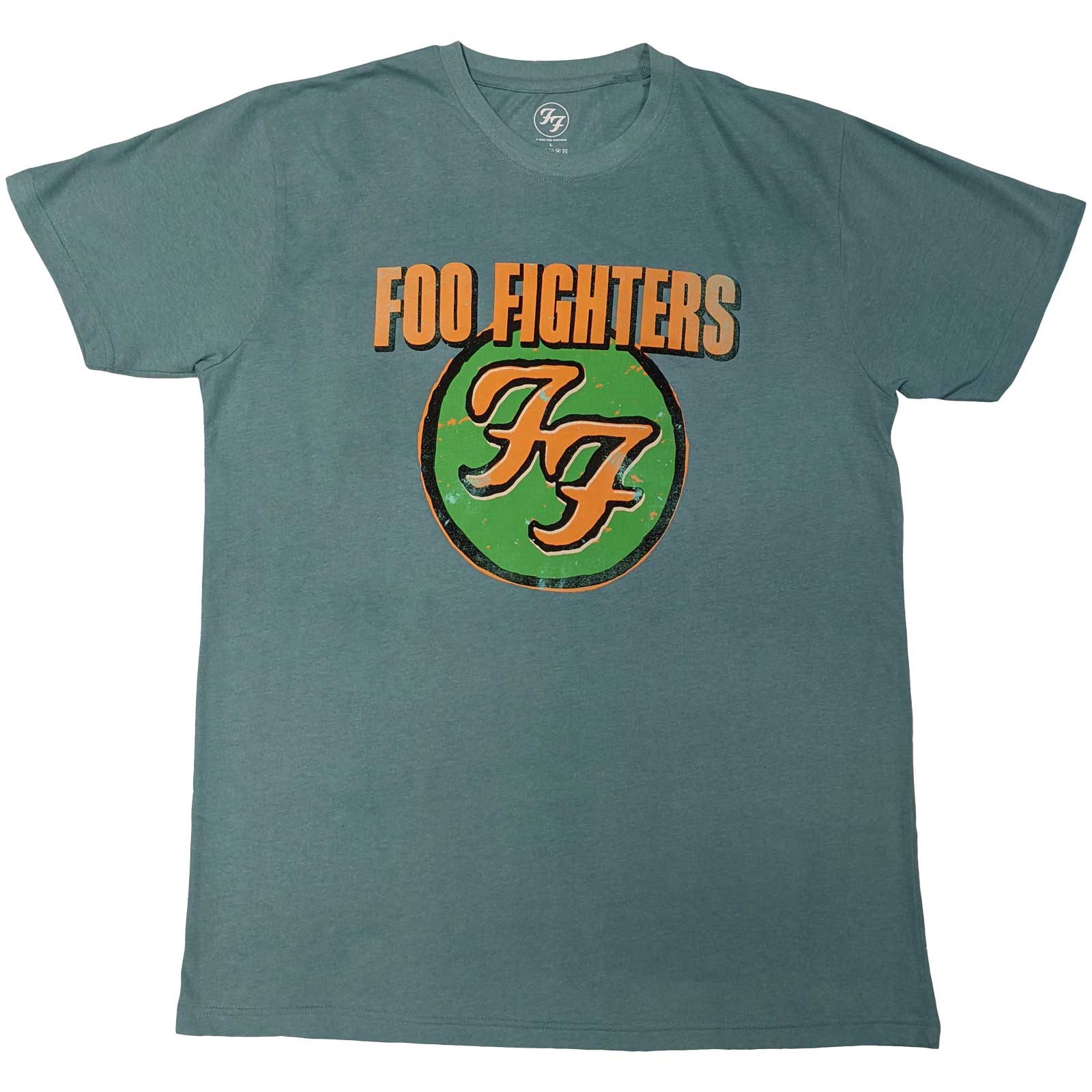 Tričko Foo Fighters - Graff, Unisex,Modrá,XXL