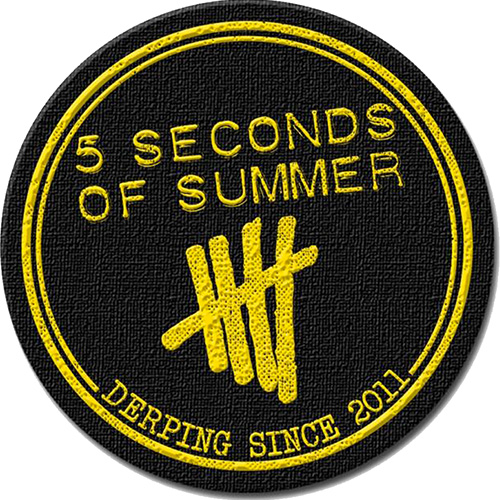 Nažehlovačka 5 Seconds Of Summer - Derping Stamp