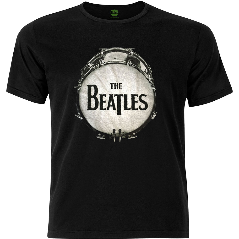 Tričko The Beatles - Drum, Unisex,Čierna,S
