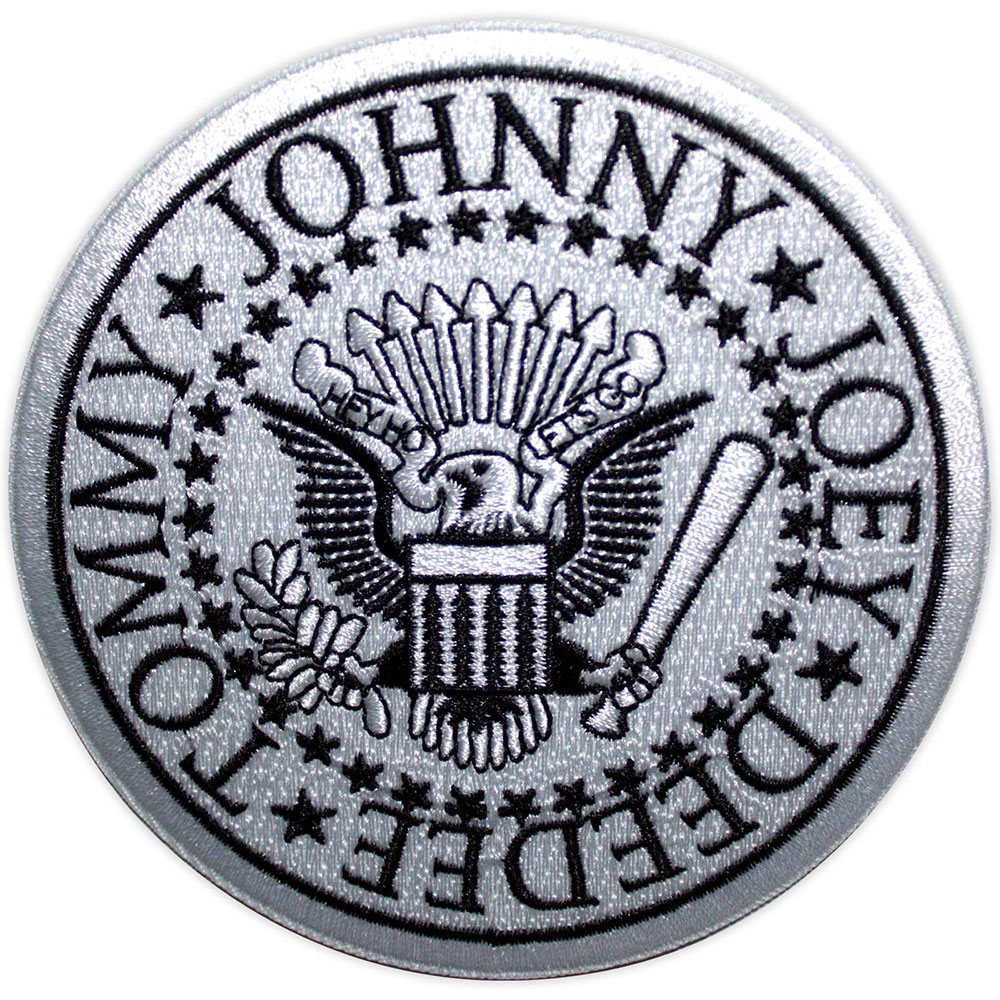 Nažehlovačka Ramones - Presidential Seal White