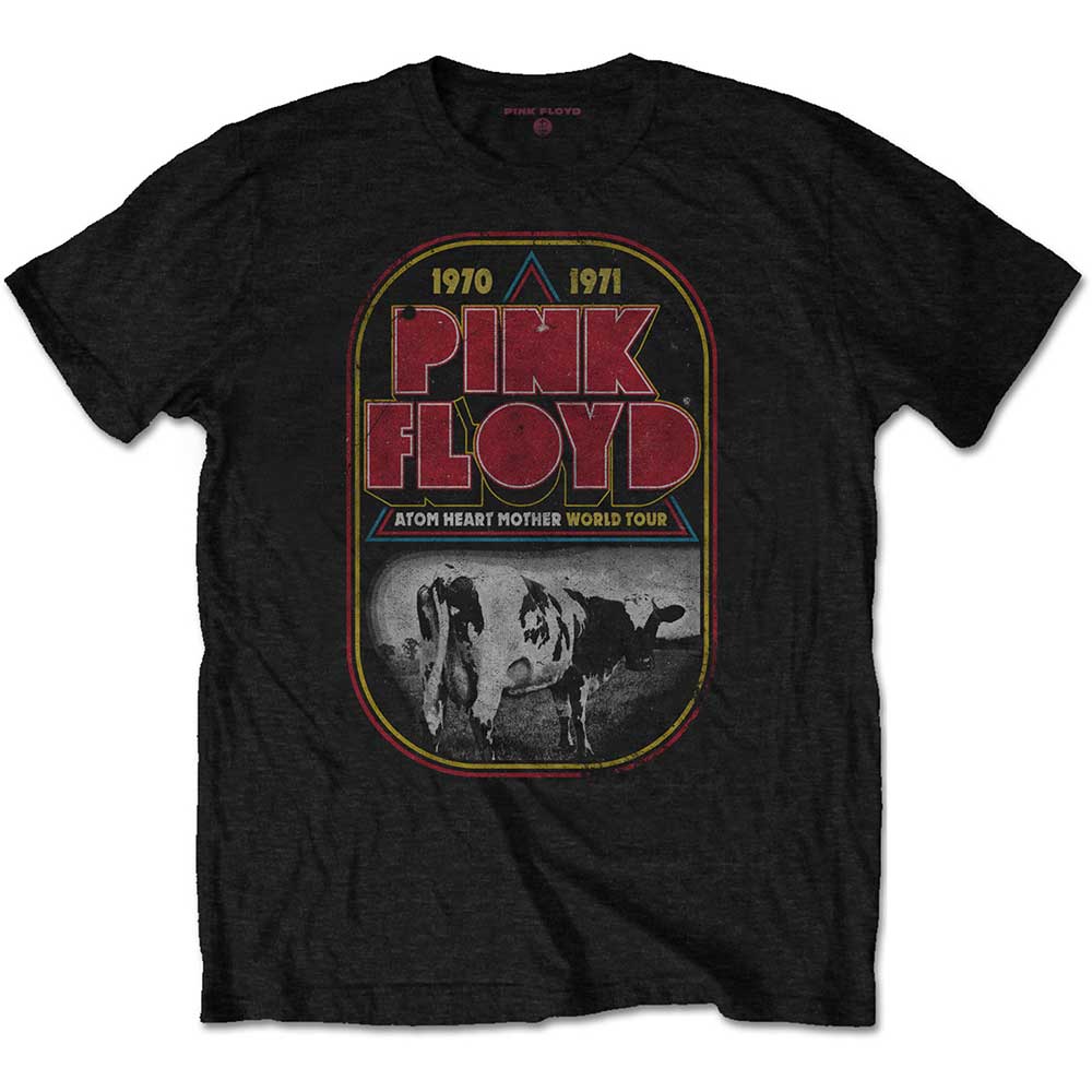 Tričko Pink Floyd - AHM Tour, Unisex,Čierna,L