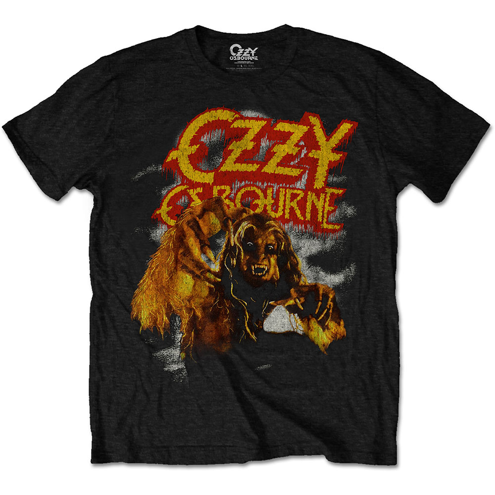 Tričko Ozzy Osbourne - Vintage Werewolf, Unisex,Čierna,XXL