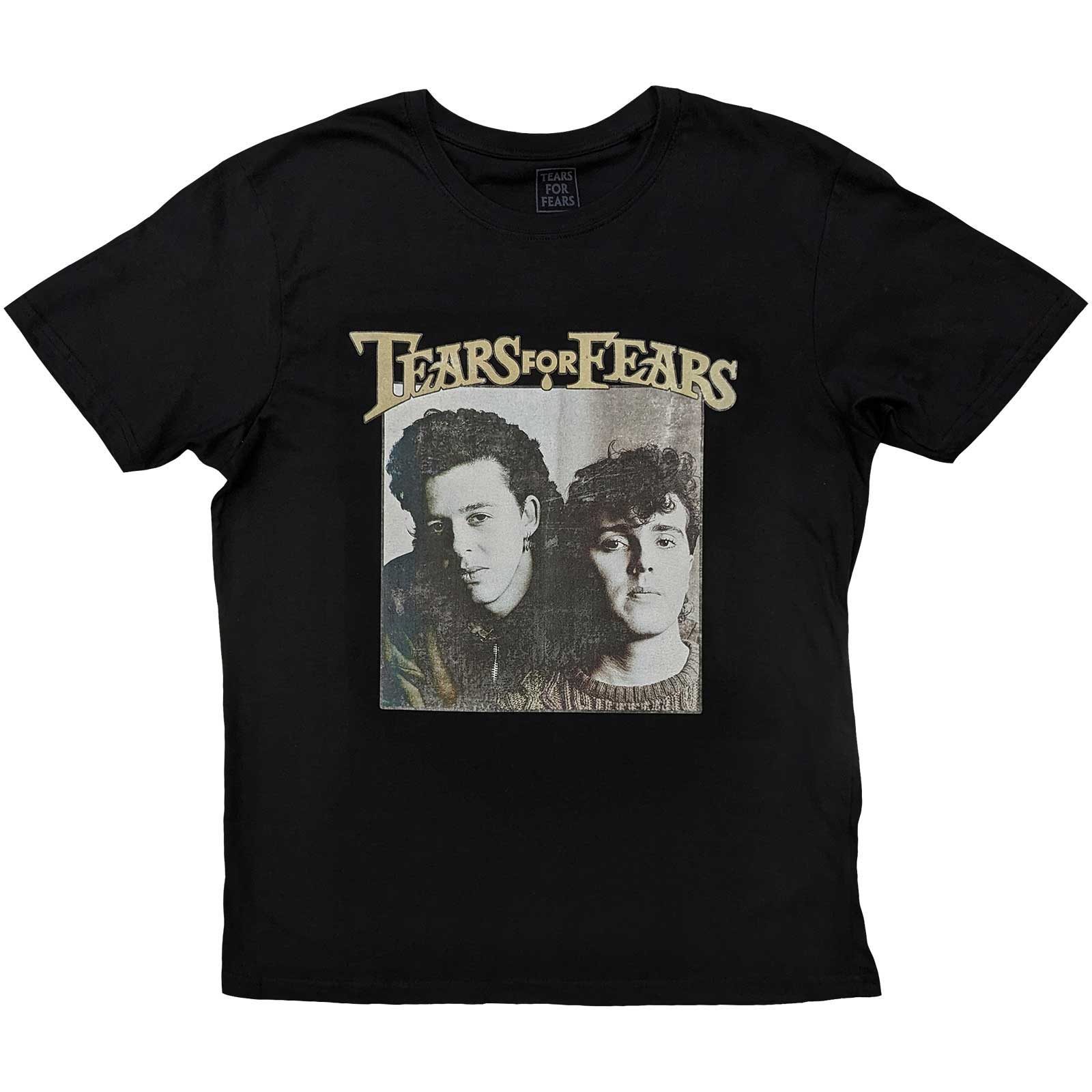 Tričko Tears For Fears - Throwback Photo, Unisex,Čierna,XXL